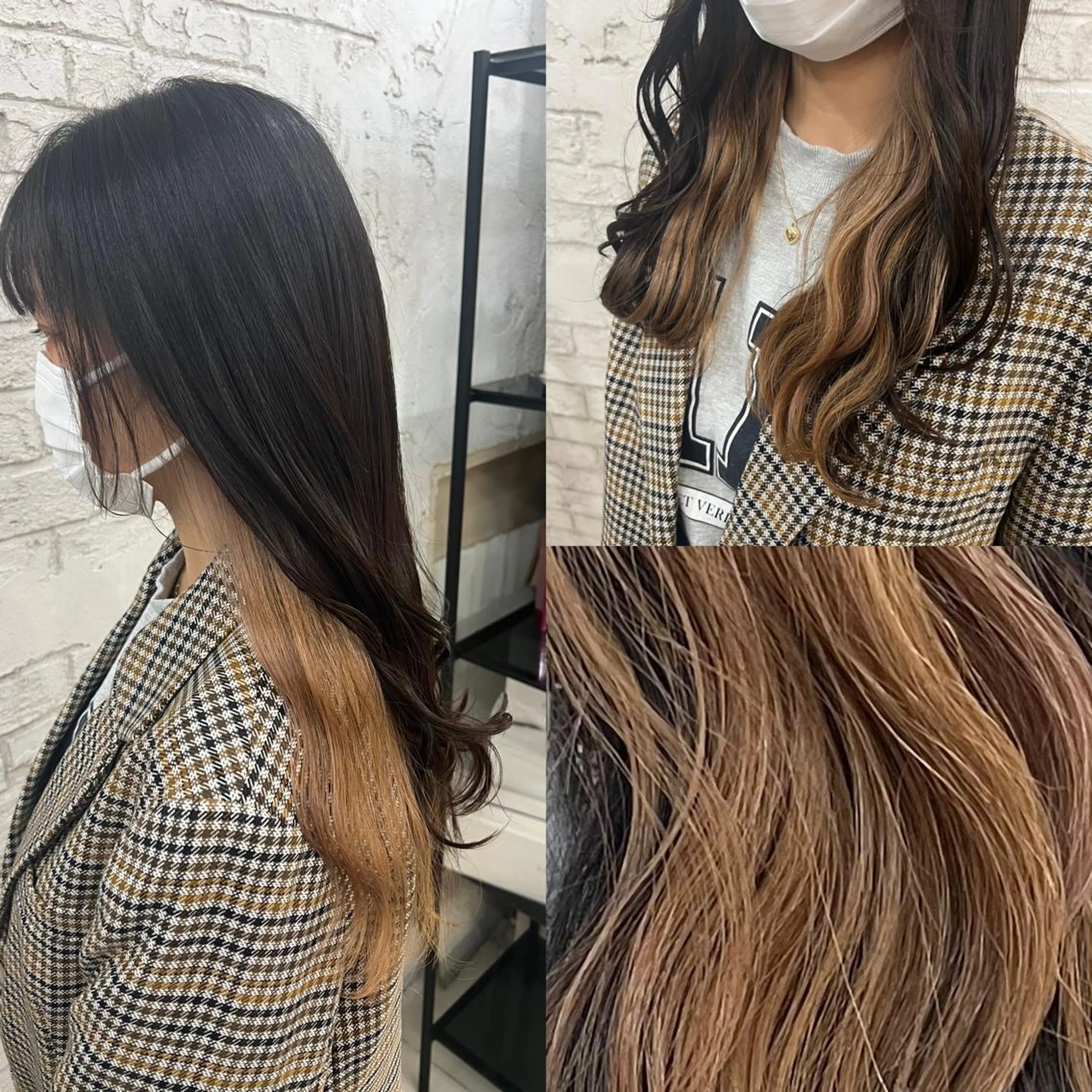 ロング カラー ヘアカラー エクステ＆艶カラー 🎀YURINA🎀のヘアスタイル