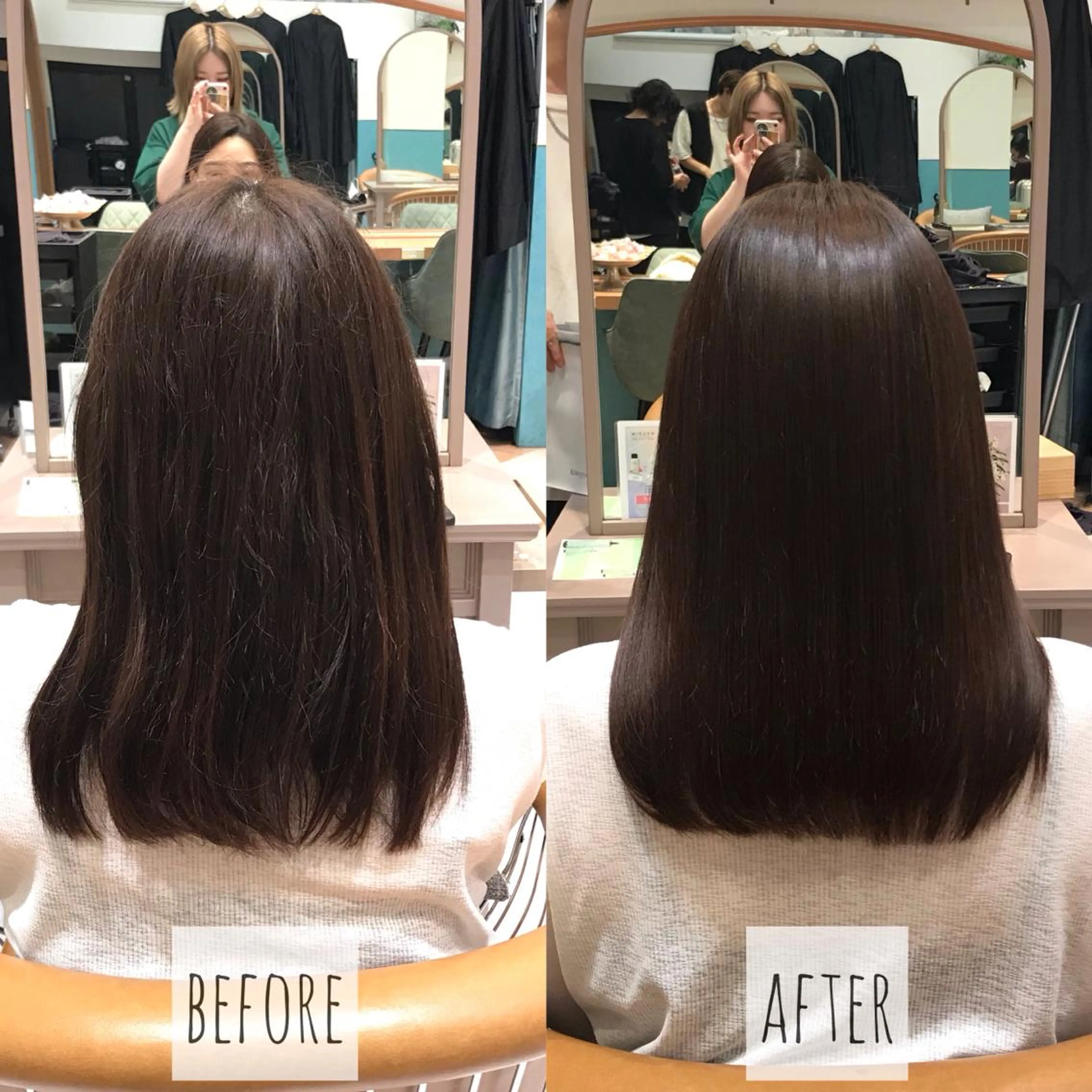 セミロング Lond leglise 立川所属・🥝似合わせ小顔 ボブ🌏shioのヘアスタイル