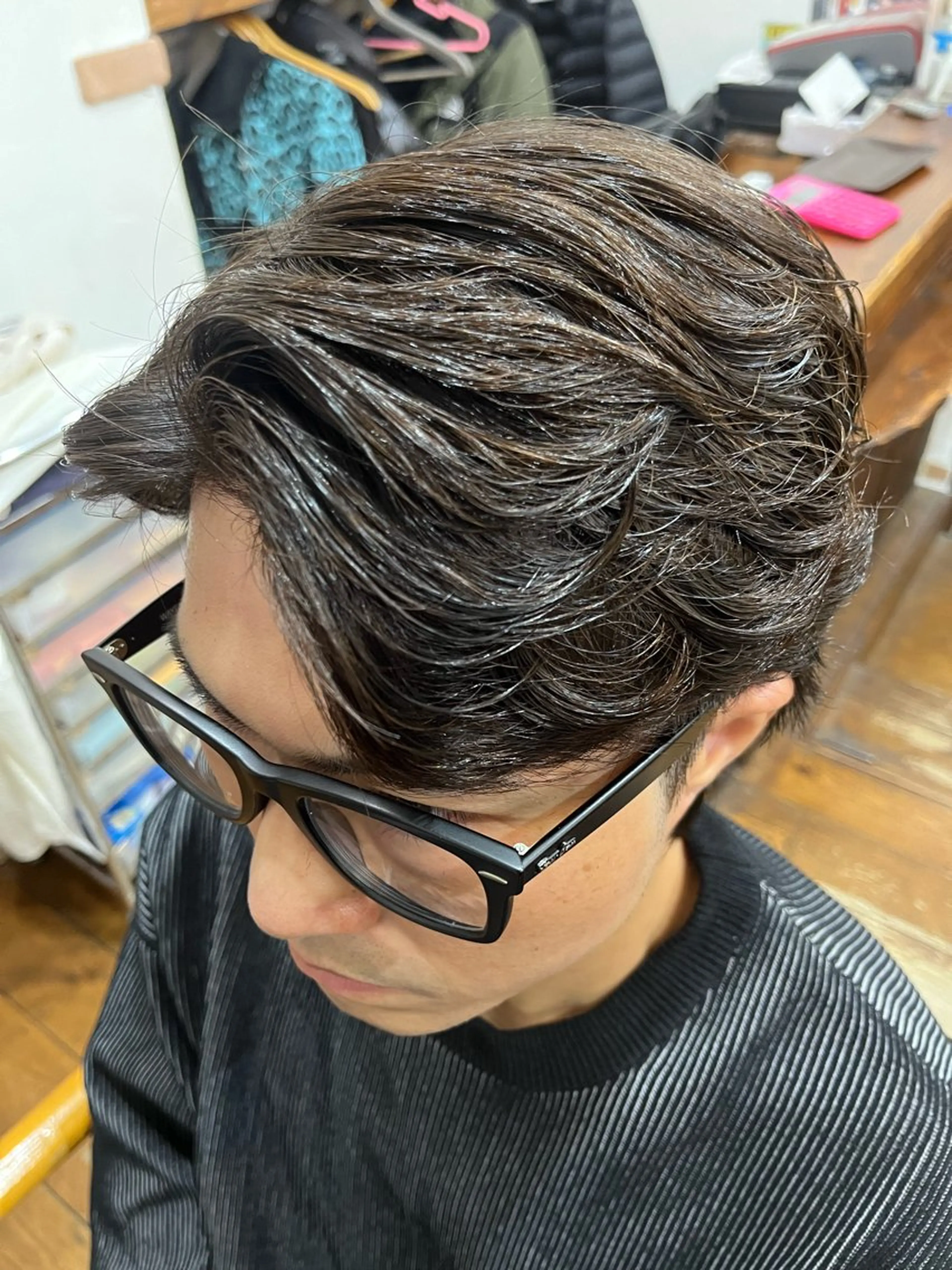 ショート パーマ メンズ メンズパーマ AYVY Hair&Spa 北千住所属・メンズ特化🦋🦋 AYAKA🦋🦋のヘアスタイル