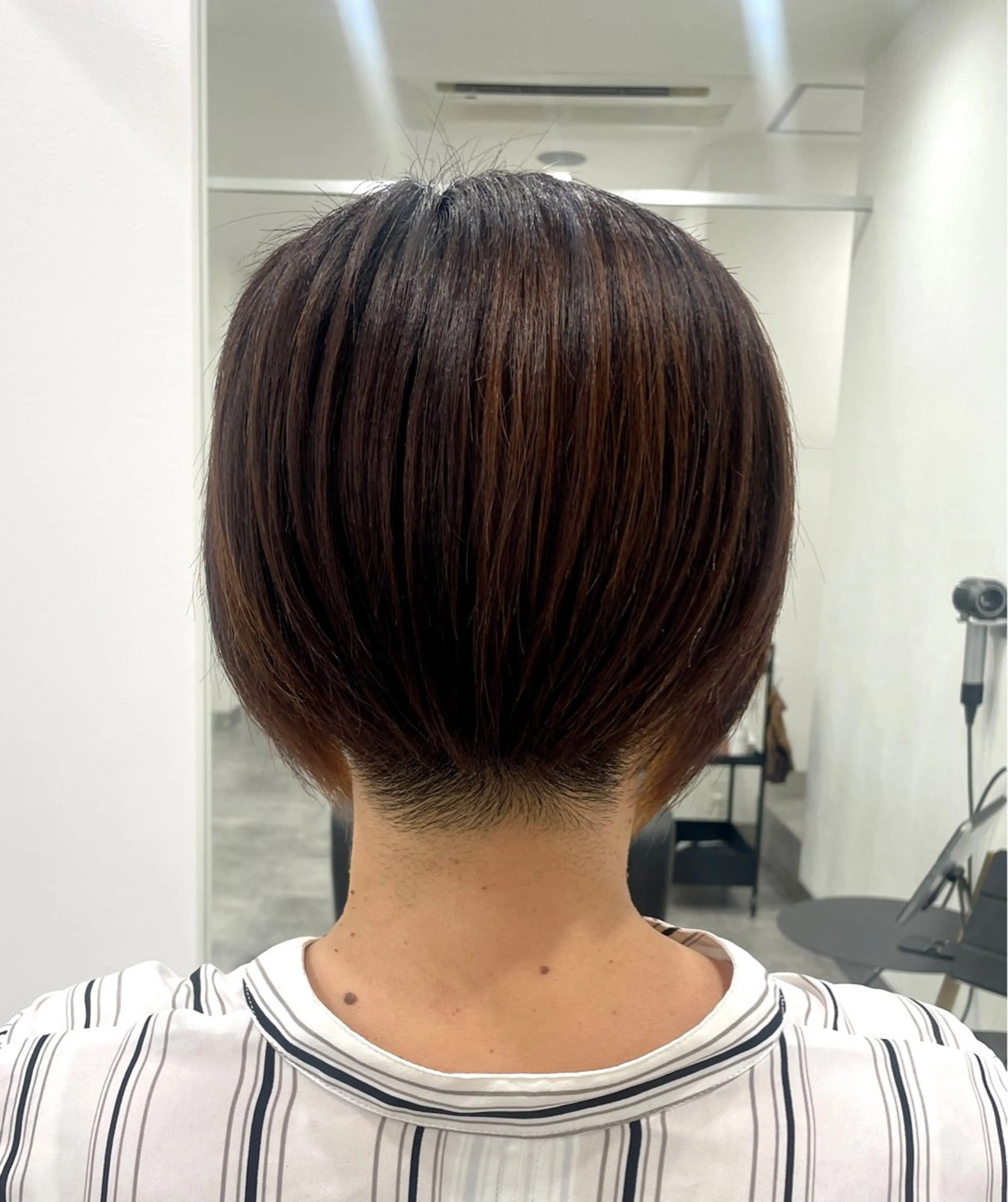 ショート ヘアアレンジ ボブ 韓国風ヘア レイヤーカット カット 💝似合わせカット& カラーＵｒｕｎａ💝のヘアスタイル