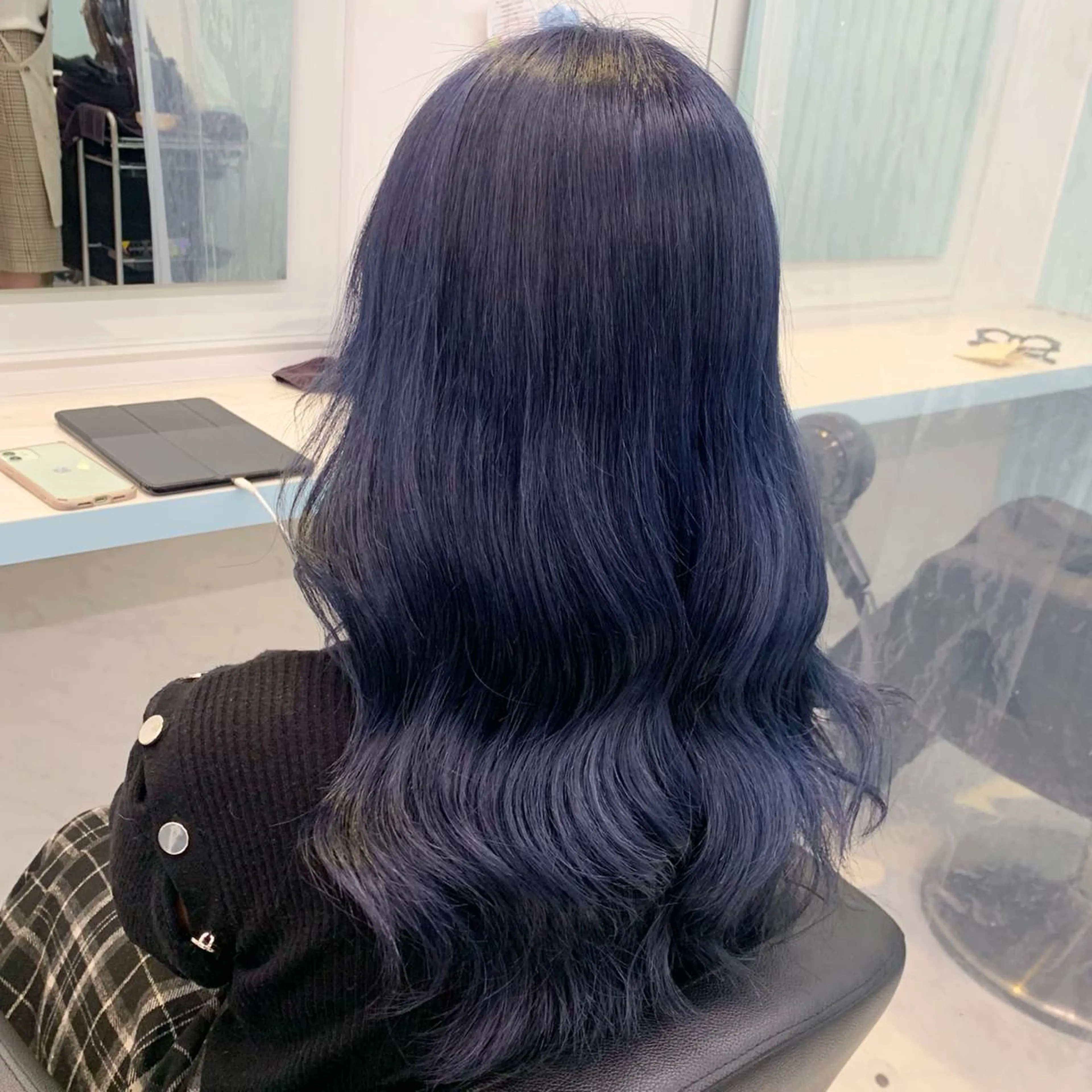 ロング カラー ヘアカラー トリートメント 🤍大人っぽ韓国暗髪 🤍Asuka🤍のヘアスタイル