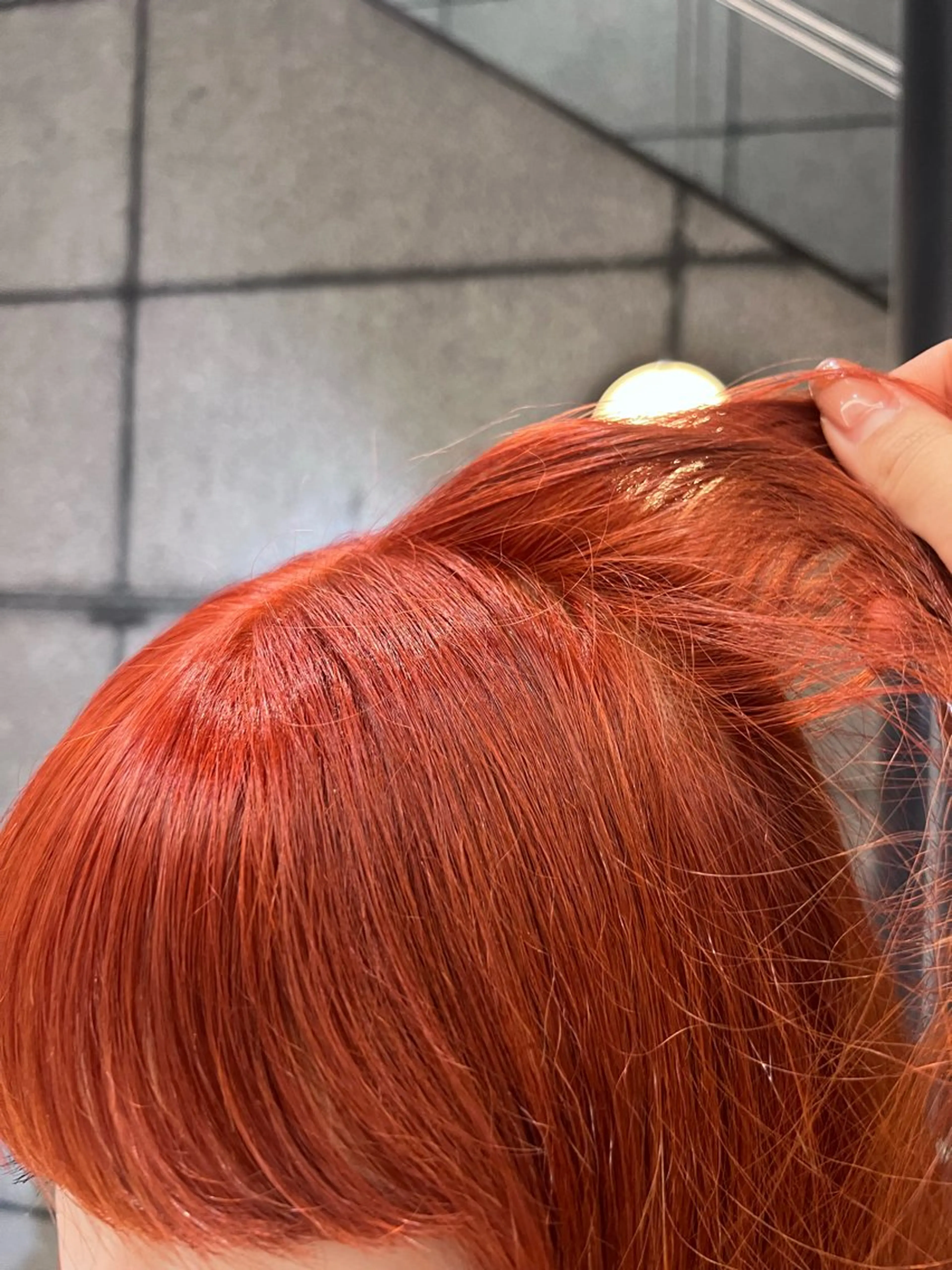 ロング カラー ヘアカラー 酸性ストレート/ カスミ🩰のヘアスタイル