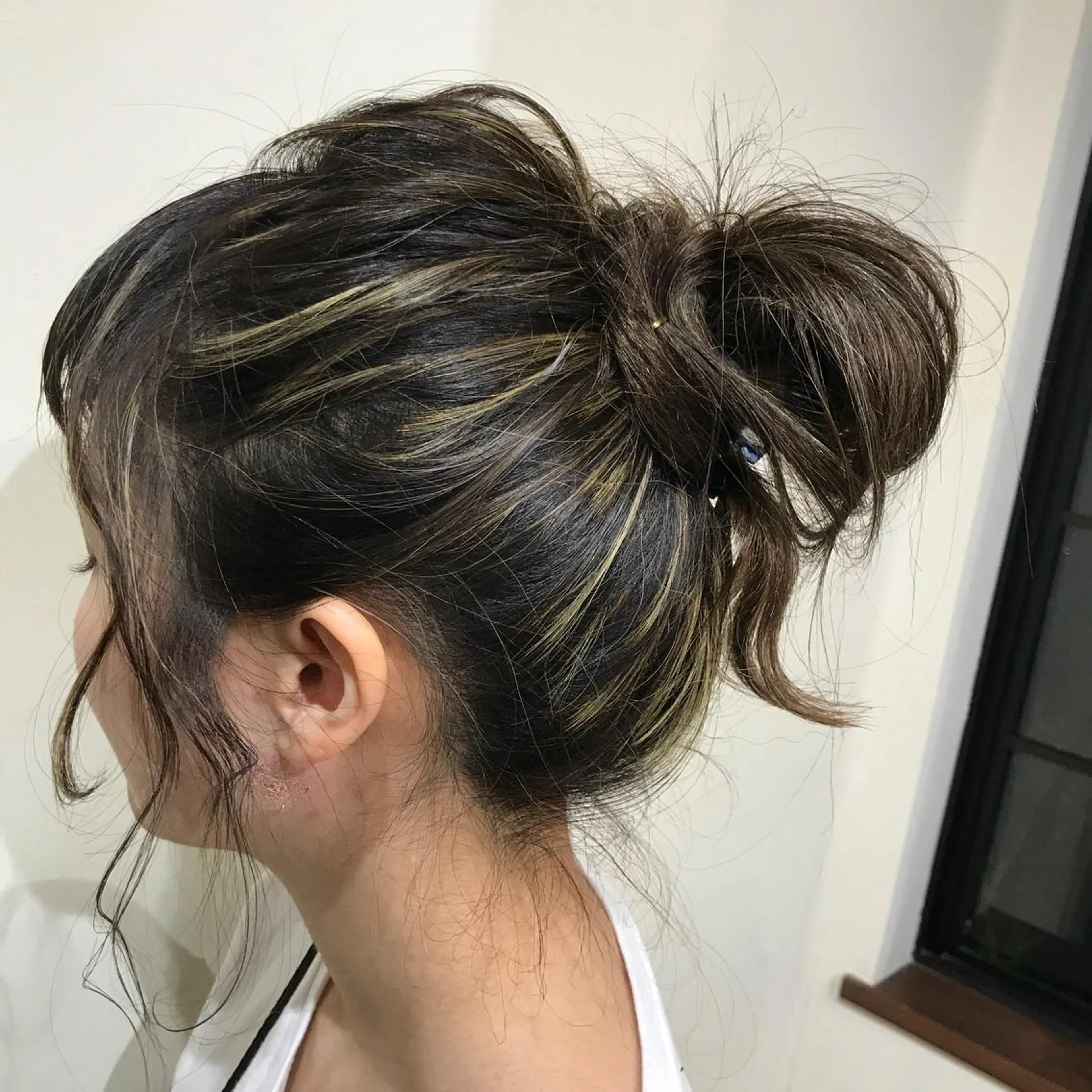 セミロング カラー ヘアアレンジ 【豊橋・美容室】KIHACO豊橋店所属・【豊橋・美容室】 廣田健一のヘアスタイル