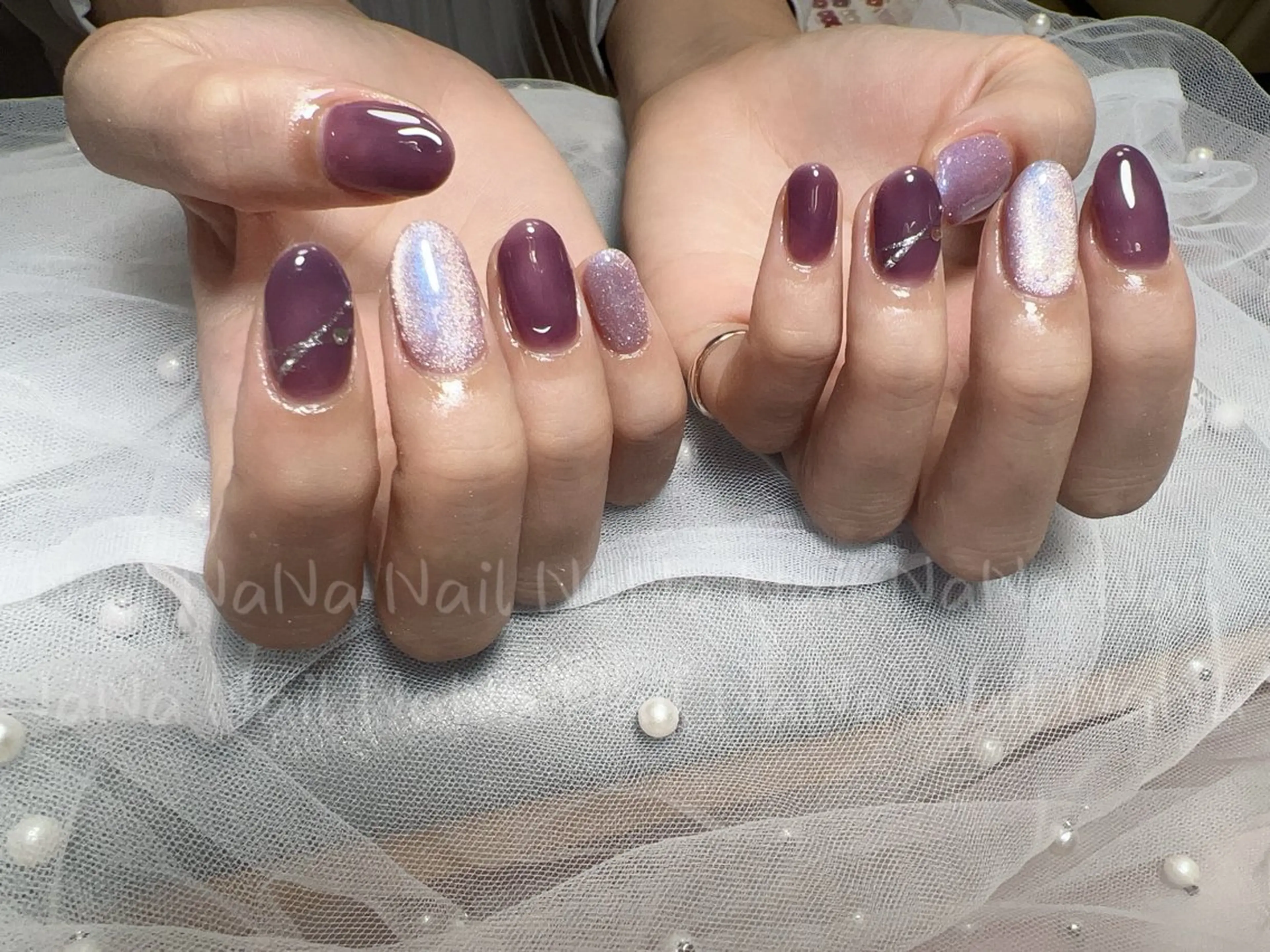 ネイル マグネットネイル ハンドネイル Nail NaNaのネイルデザイン