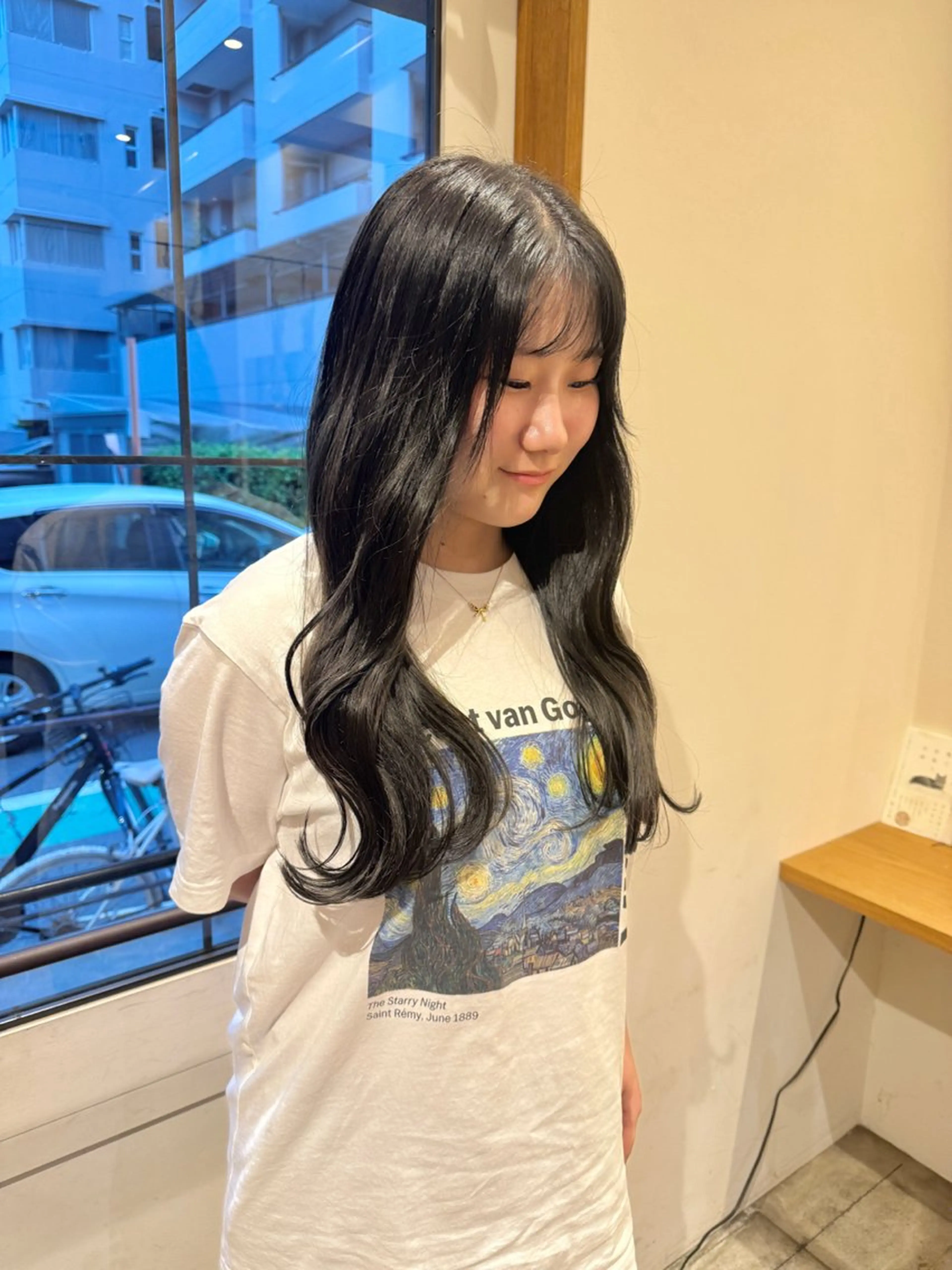 ロング カラー ヘアカラー ‎🤍江坂 ハヤシアヤナ‎🤍のヘアスタイル