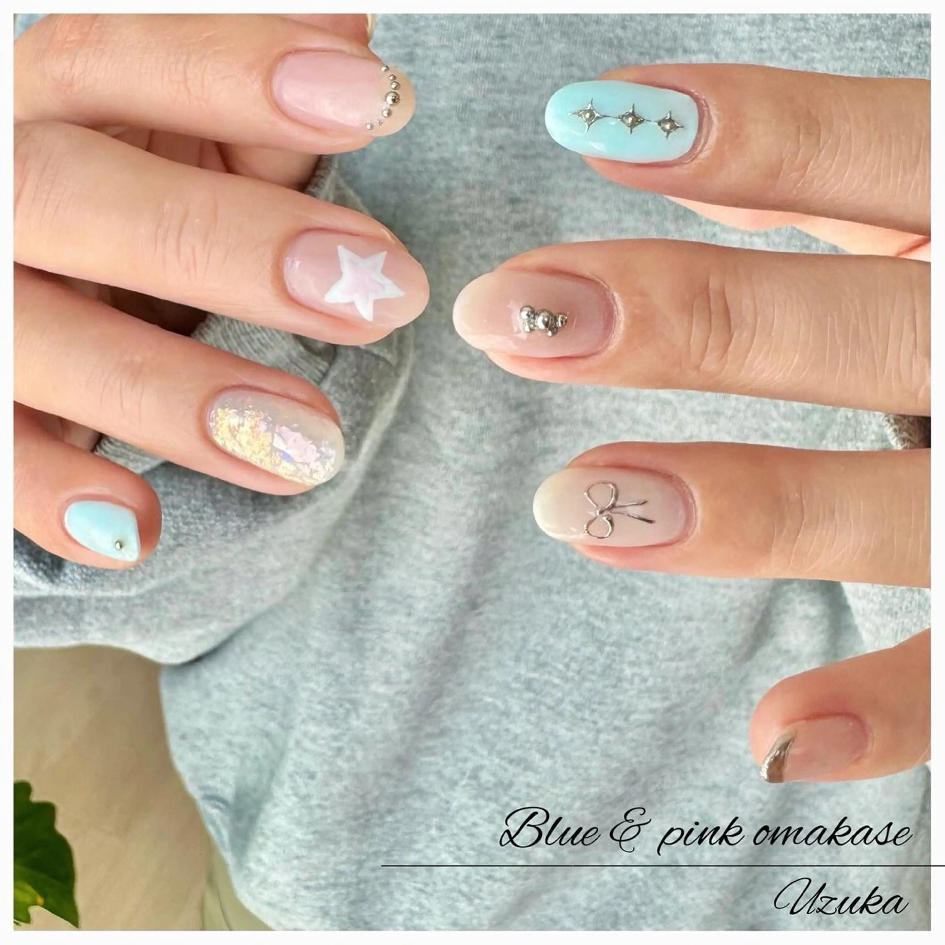 ネイル ミラーネイル 【 enn 】 Uzuka Yukaのネイルデザイン