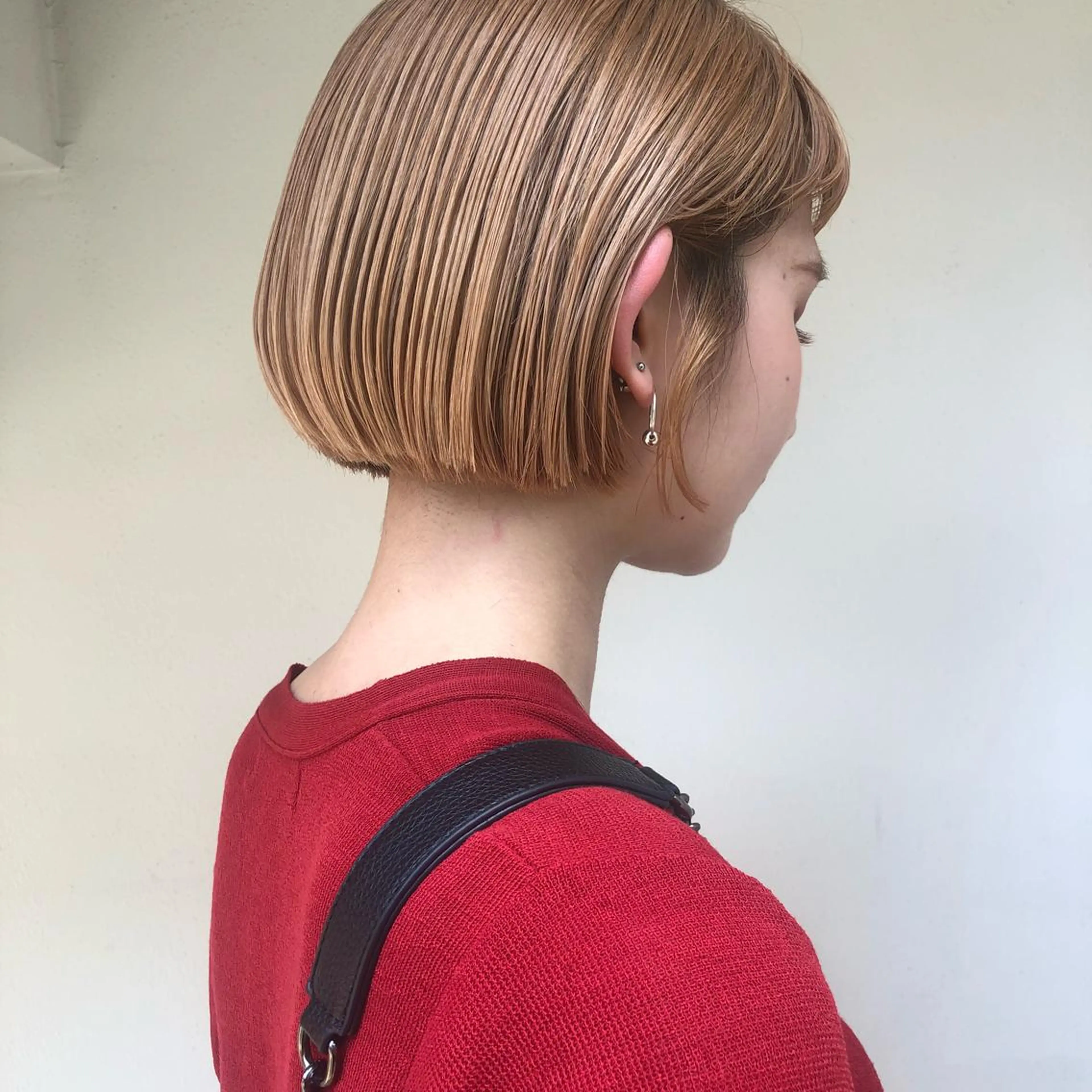 ショート カラー パーマ ヘアアレンジ BRUNTJET所属・MAEDA MADOKAのヘアスタイル