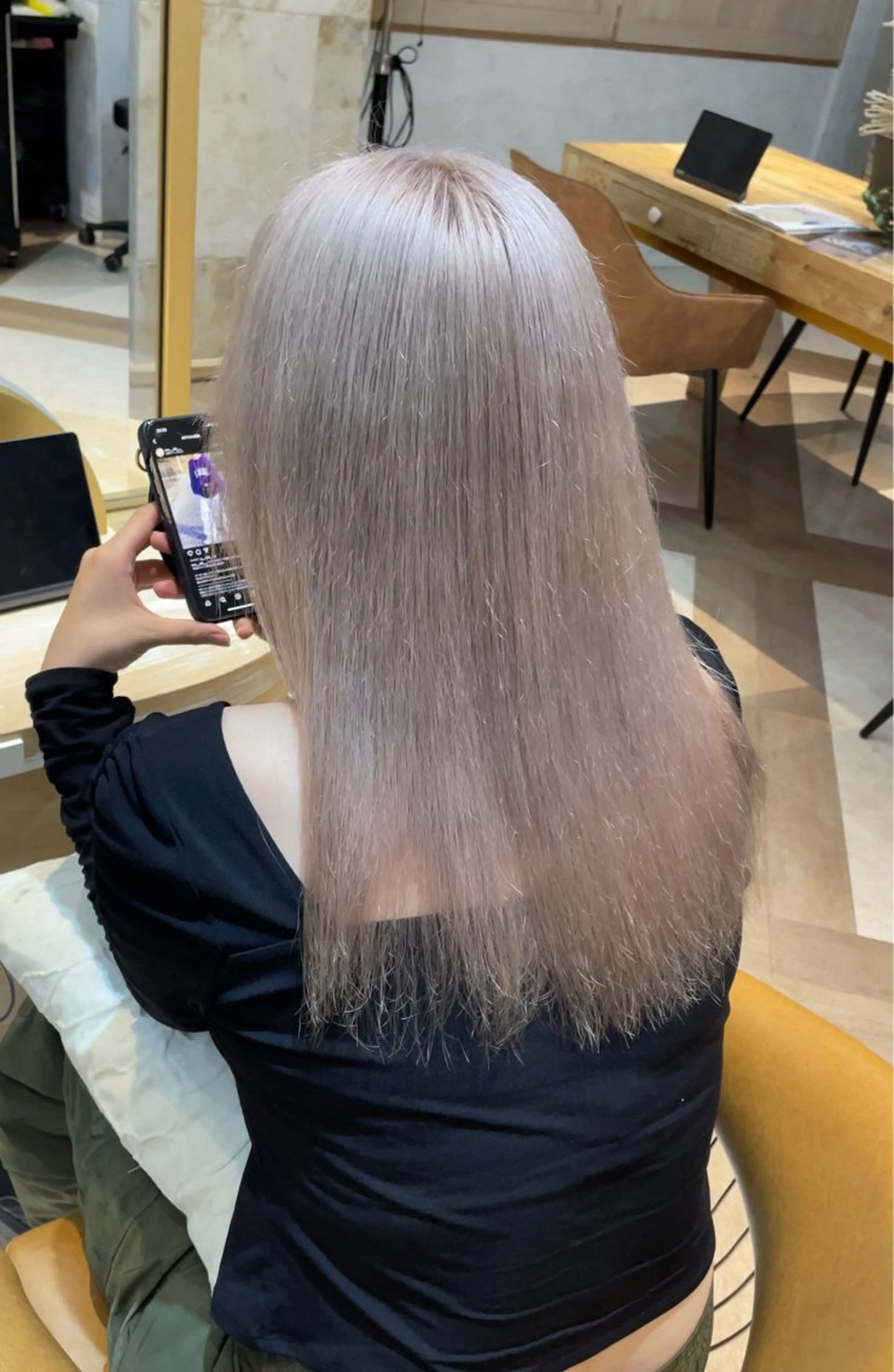 カラー ブリーチ Ma chérie  by Lond所属・大西 天使のヘアスタイル