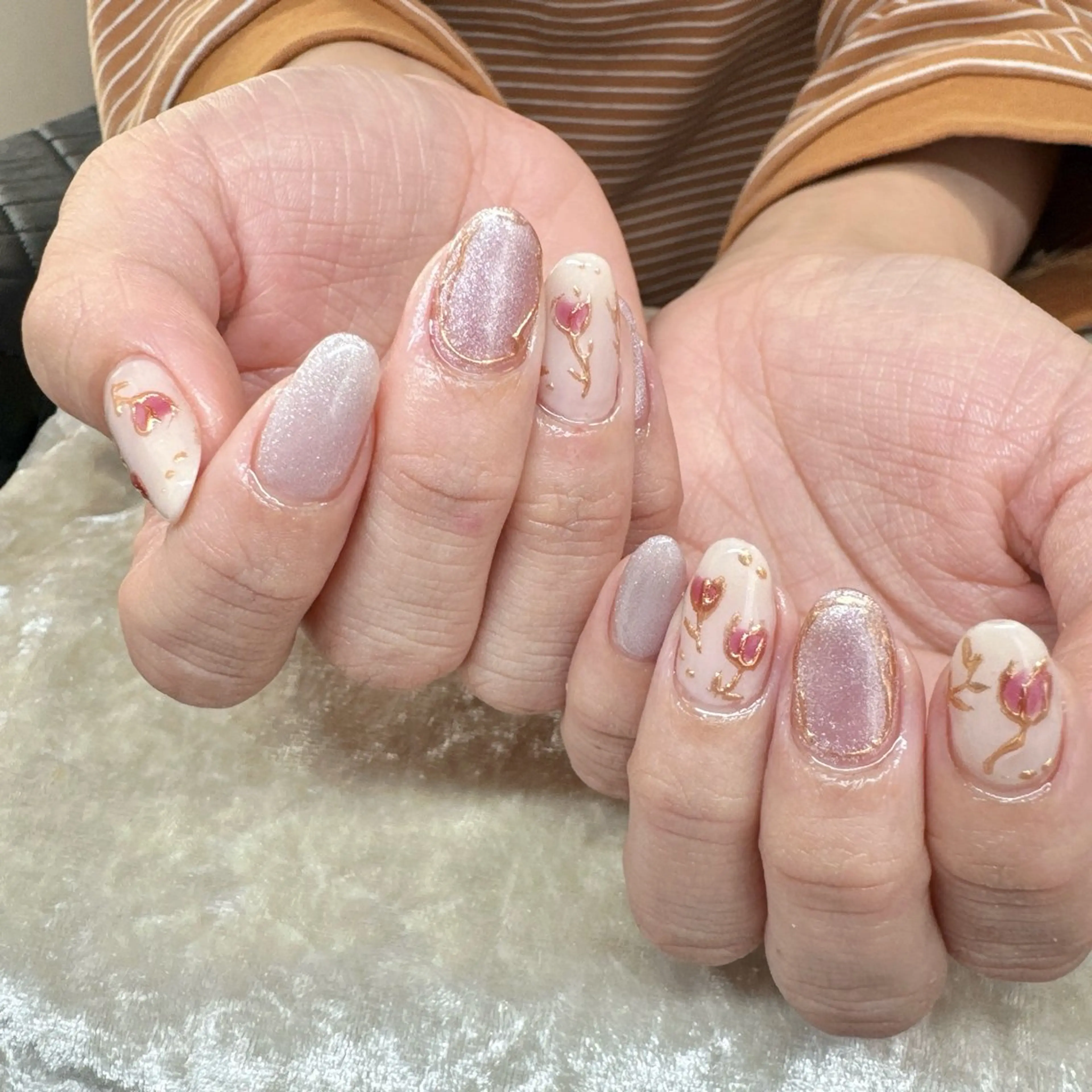 ネイル 春ネイル ハンドネイル N.plus NaiLのネイルデザイン