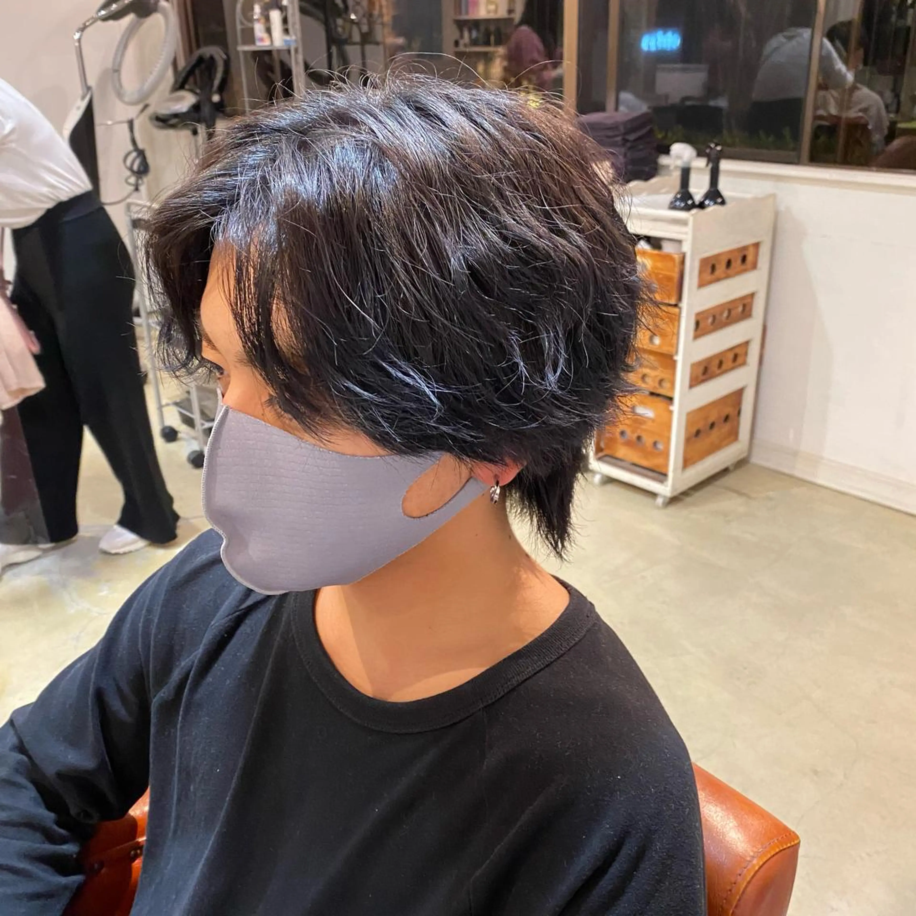 メンズ センターパート メンズウルフカット ウルフカット 🇰🇷千葉韓国ヘア 🇰🇷佐藤詩門のヘアスタイル
