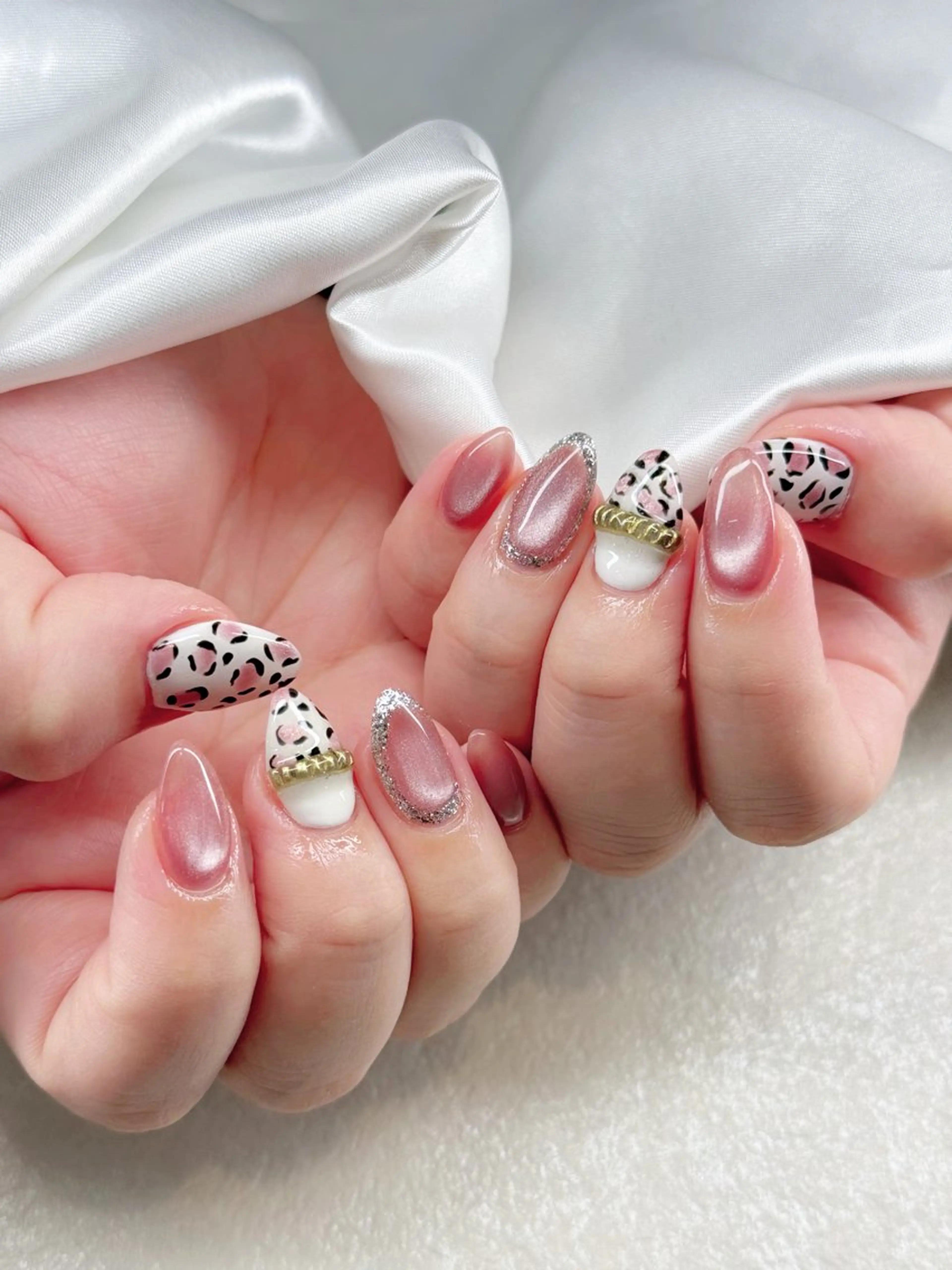 ネイル Agate miku🎀‧₊のネイルデザイン