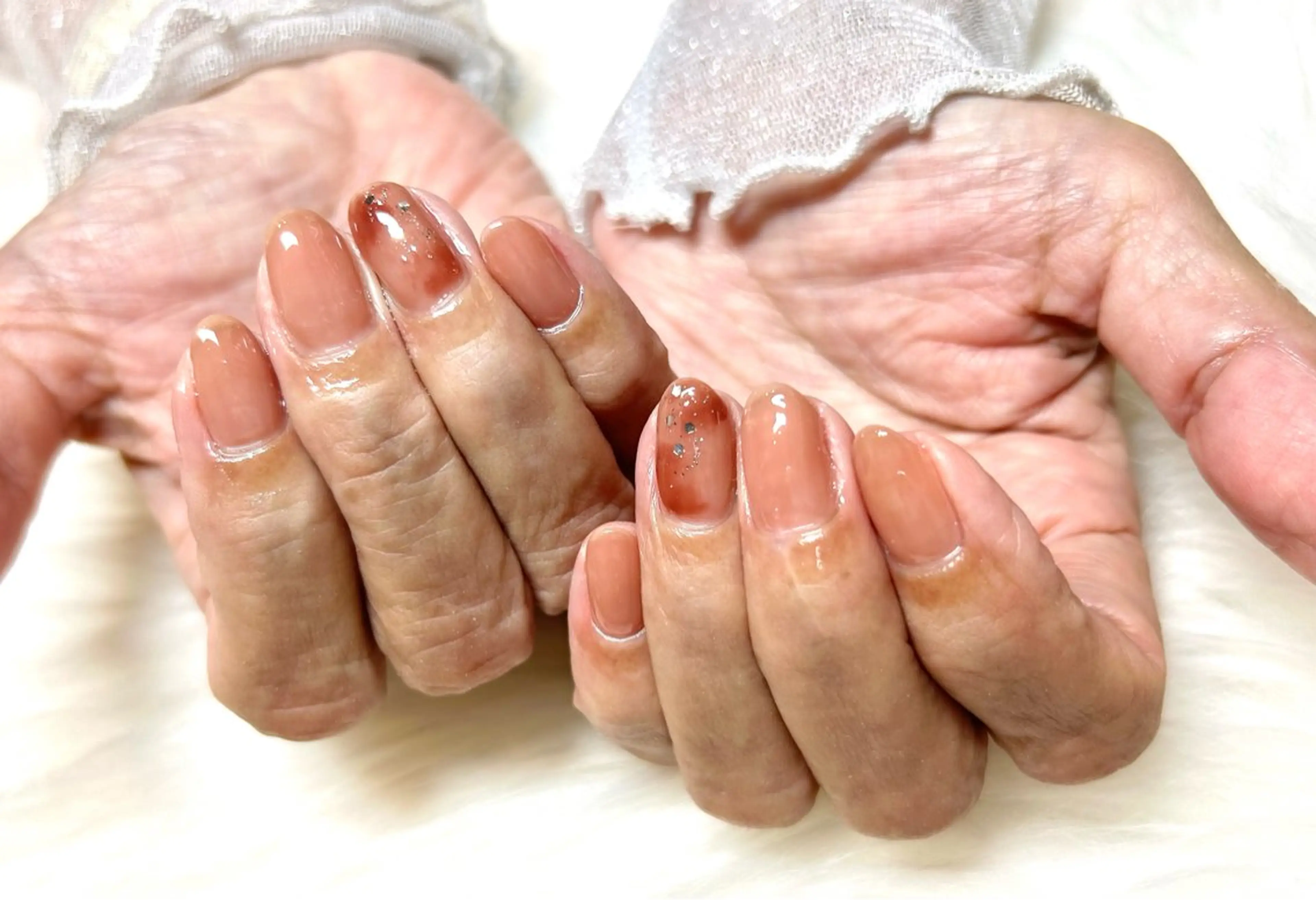 ネイル ニュアンスネイル オフィスネイル シンプルネイル ハンドネイル 頑張る女性の味方✴︎ M.i　nail ♡のエステ・リラクイメージ