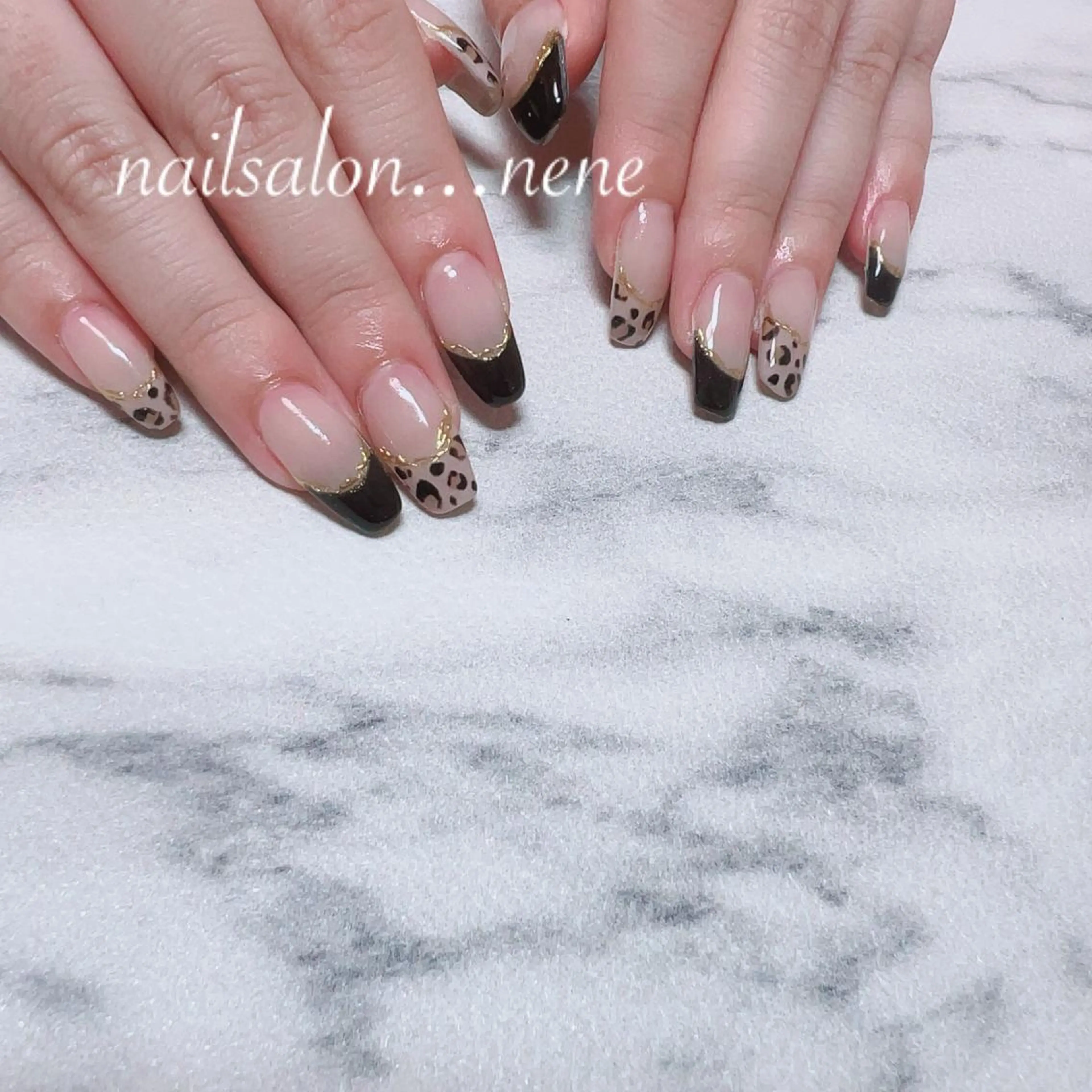 ネイル アニマル柄 nailsalon ...neneのネイルデザイン