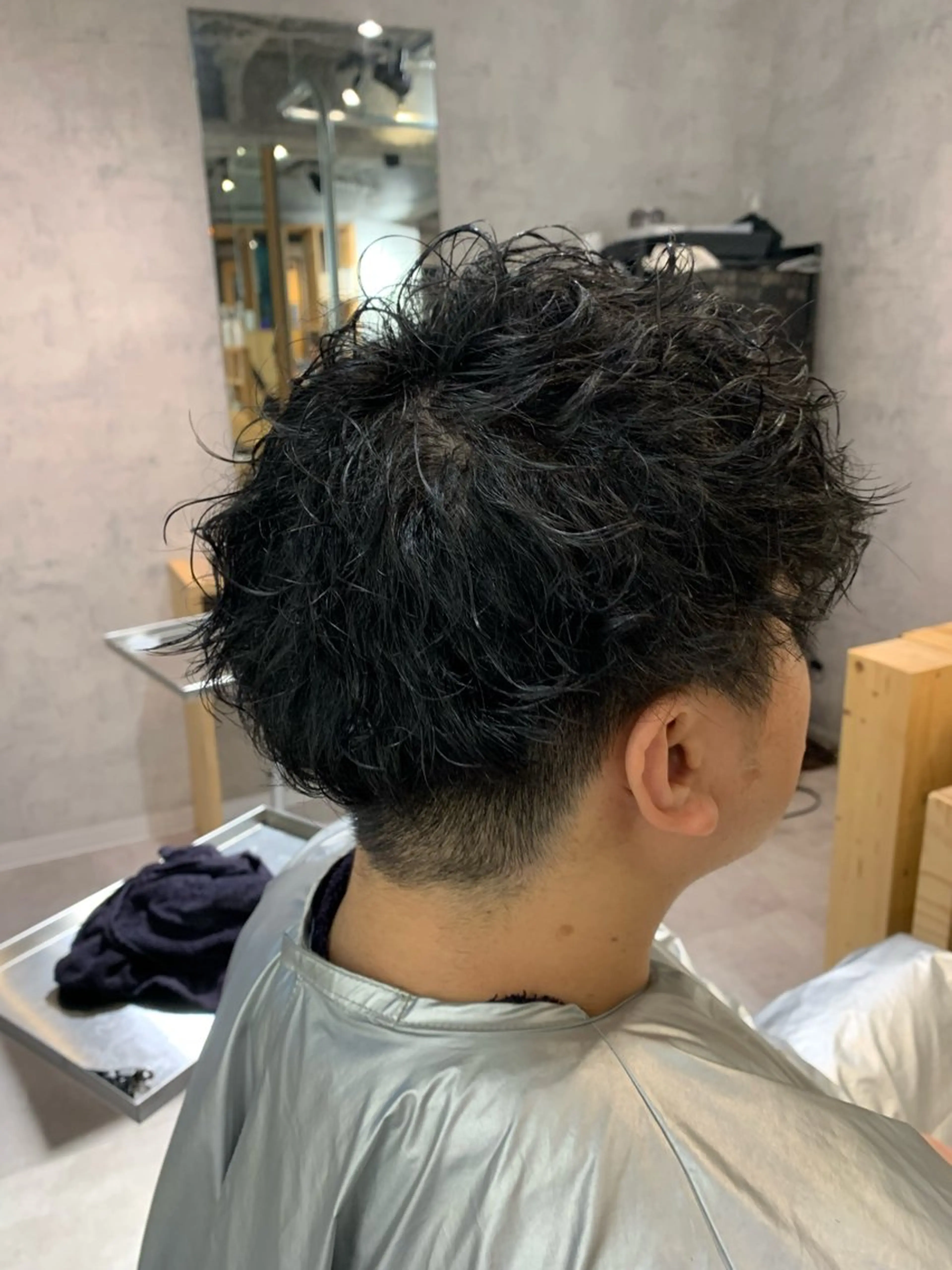 ショート パーマ メンズ カット パーマ トリートメント Sia中野新橋 『JUNYA』のヘアスタイル