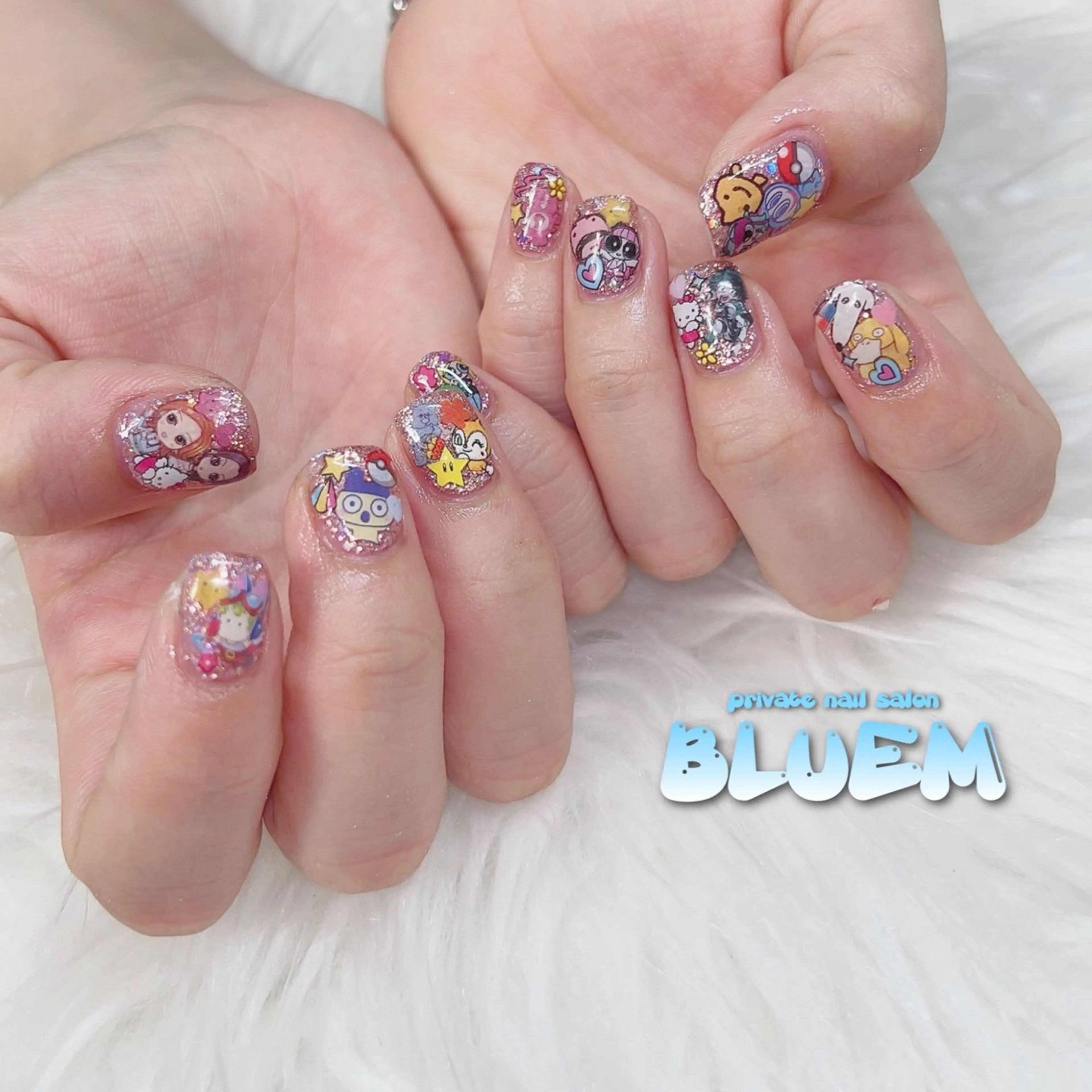 ネイル ハンドネイル BLUEM なな🐶のネイルデザイン