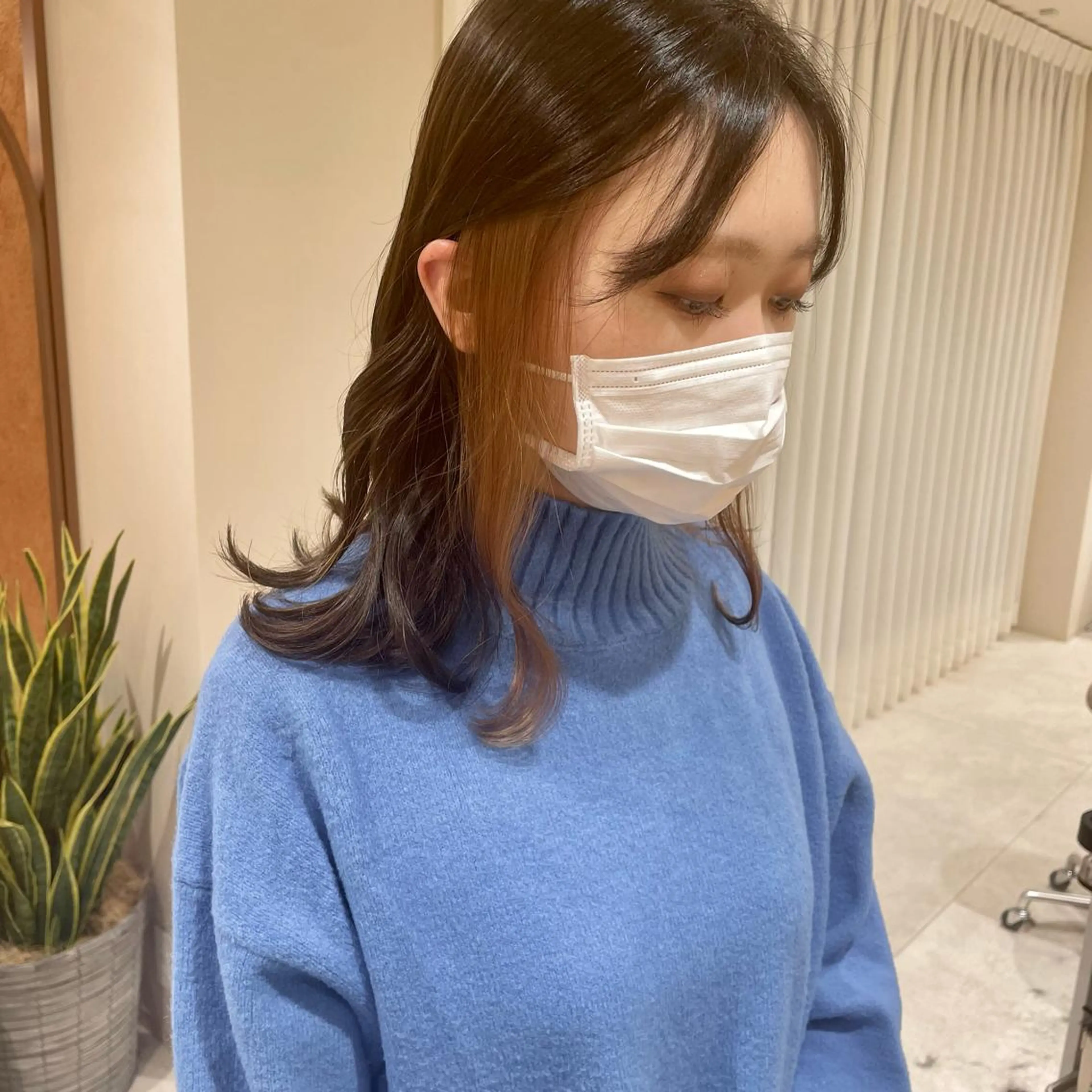 カラー ベージュカラー ブリーチ ヘアカラー トリートメント MANAMI🪸 インナーカラーのヘアスタイル