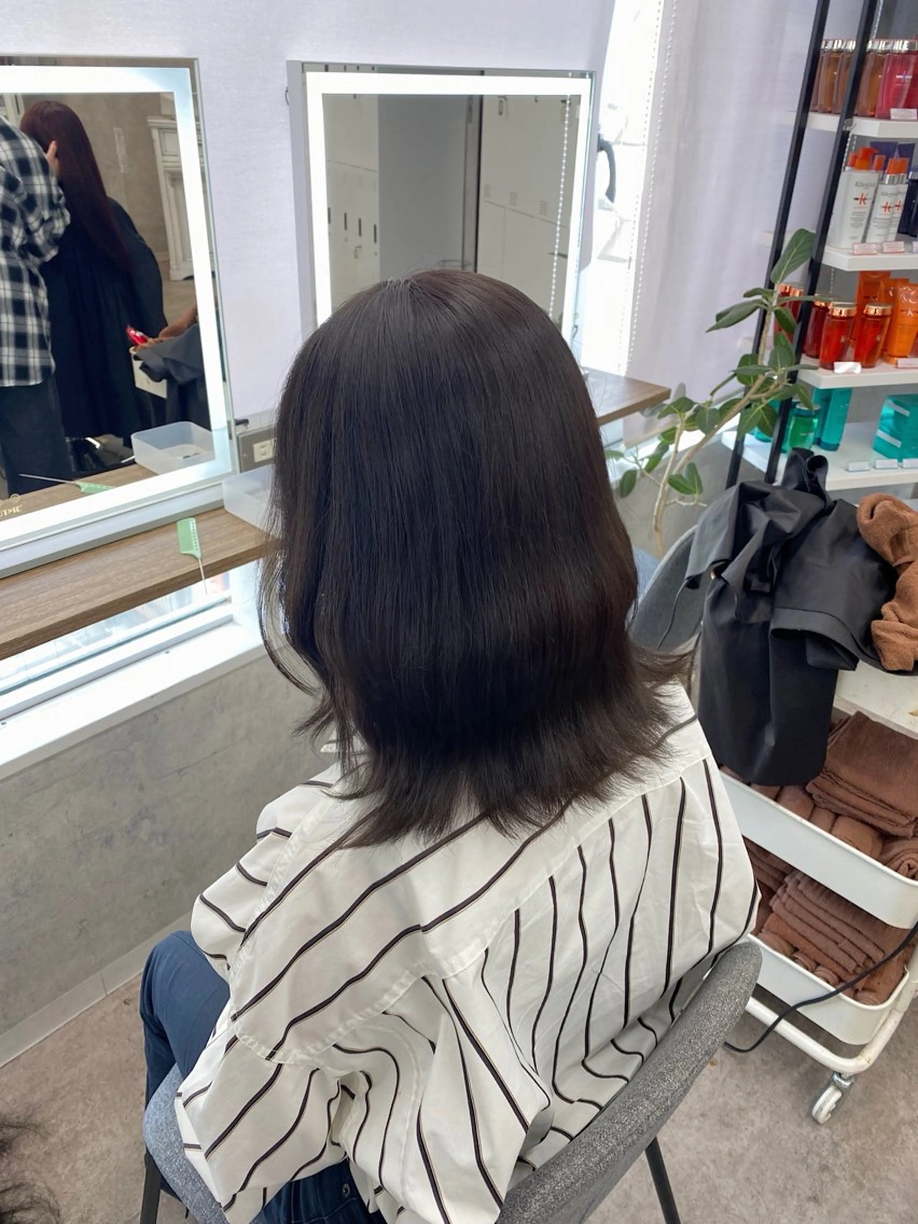 ミディアム limitみづき🌙 ブリーチカラーのヘアスタイル