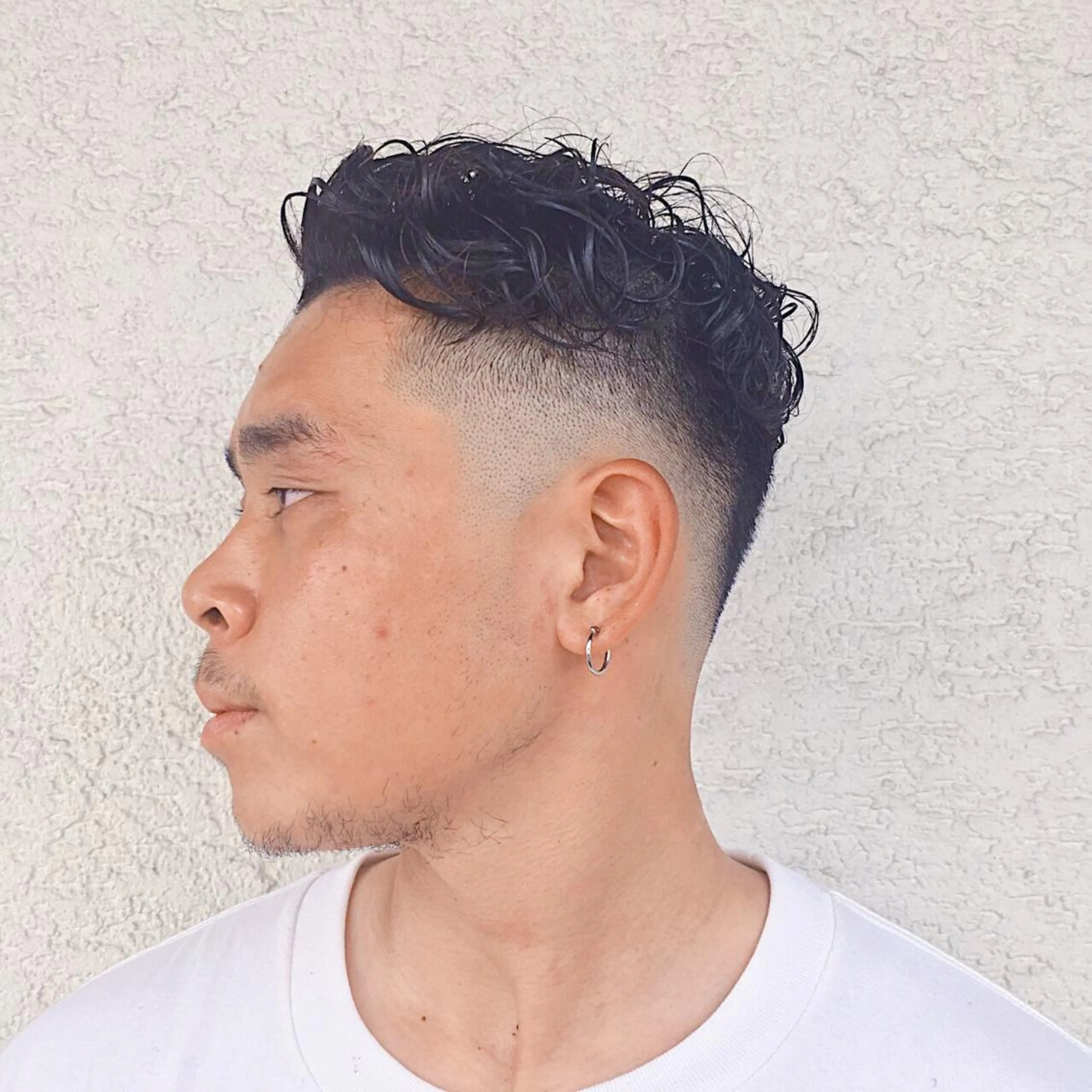 パーマ メンズ フェードカット メンズパーマ メンズサロンLOSS所属・メンズサロン rootのヘアスタイル