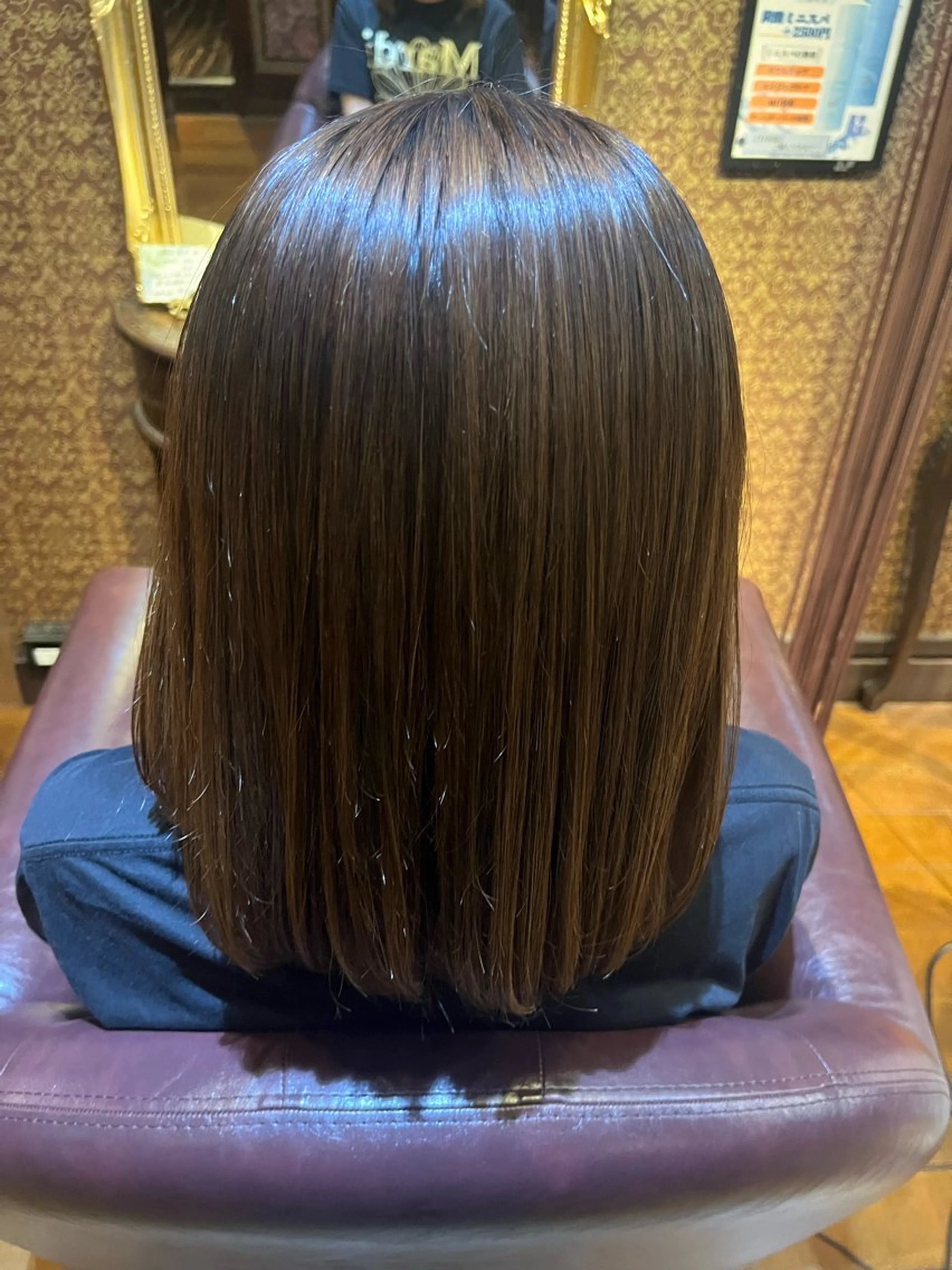ミディアム 髪質改善 縮毛矯正 grace Mahoのヘアスタイル