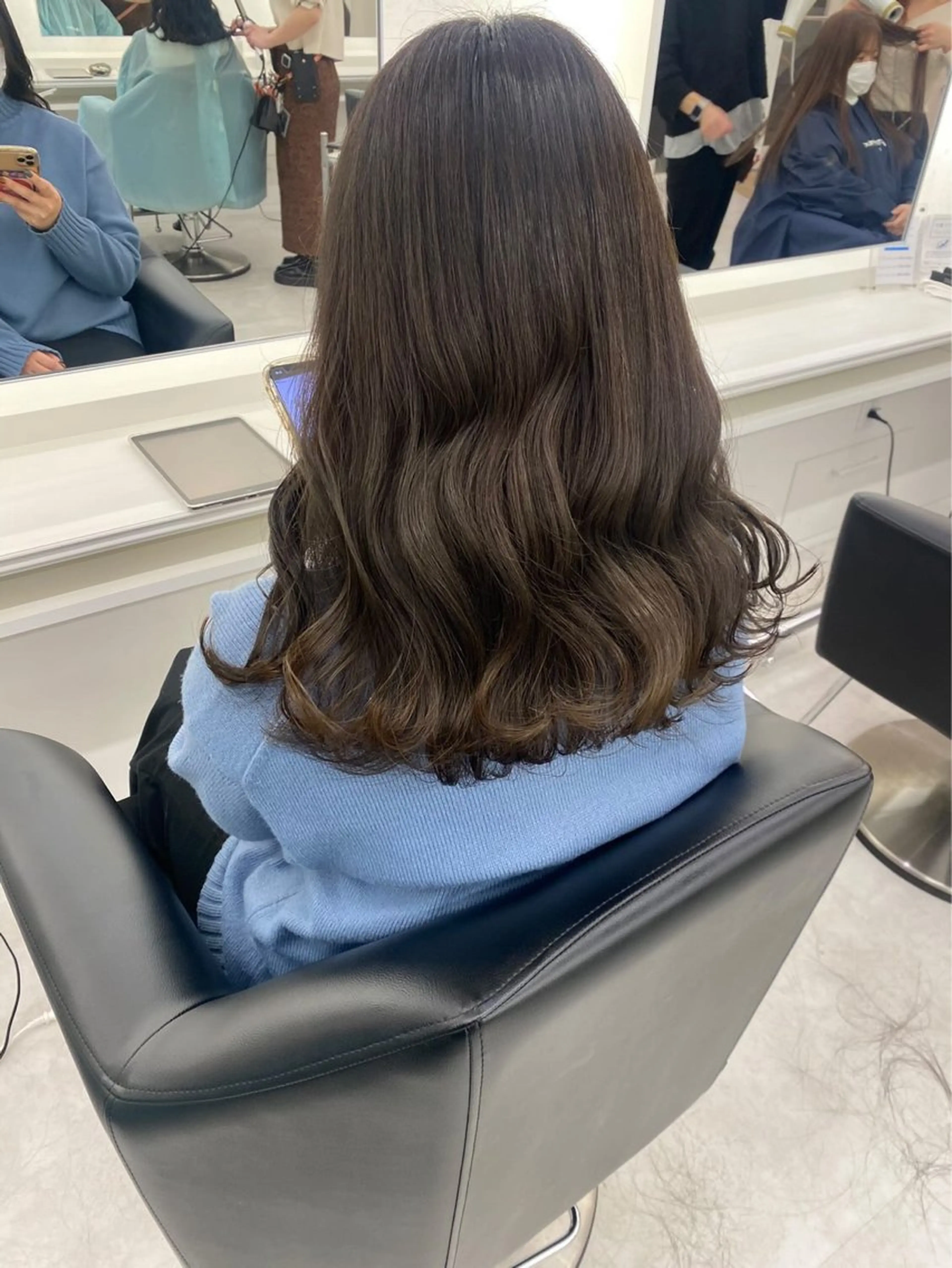 カラー ヘアカラー ParveMix 🌝🫧山本 玲南のヘアスタイル