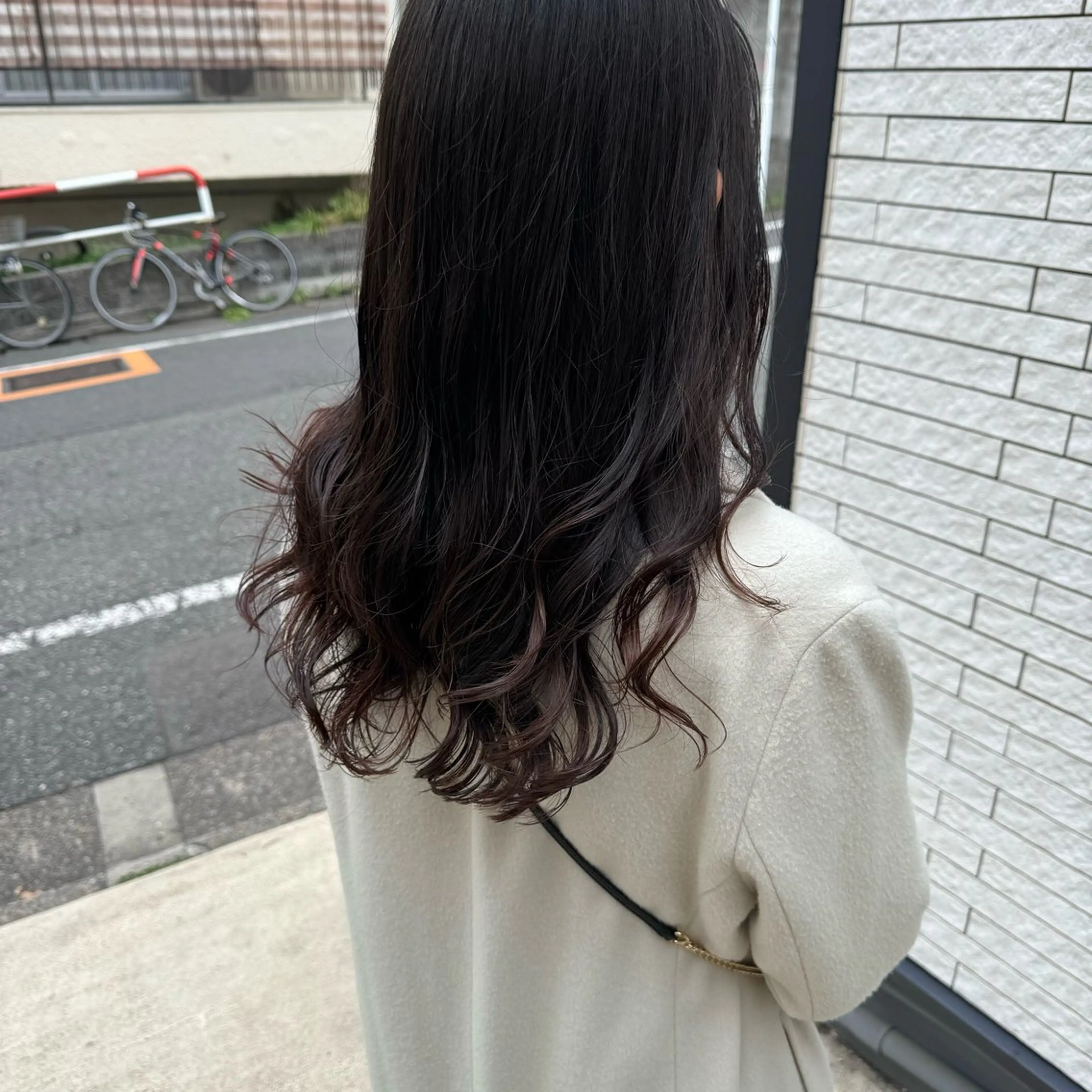 ロング パーマ 髪質改善 韓国風ヘア 縮毛矯正 デジタルパーマ OAK 中目黒のヘアスタイル