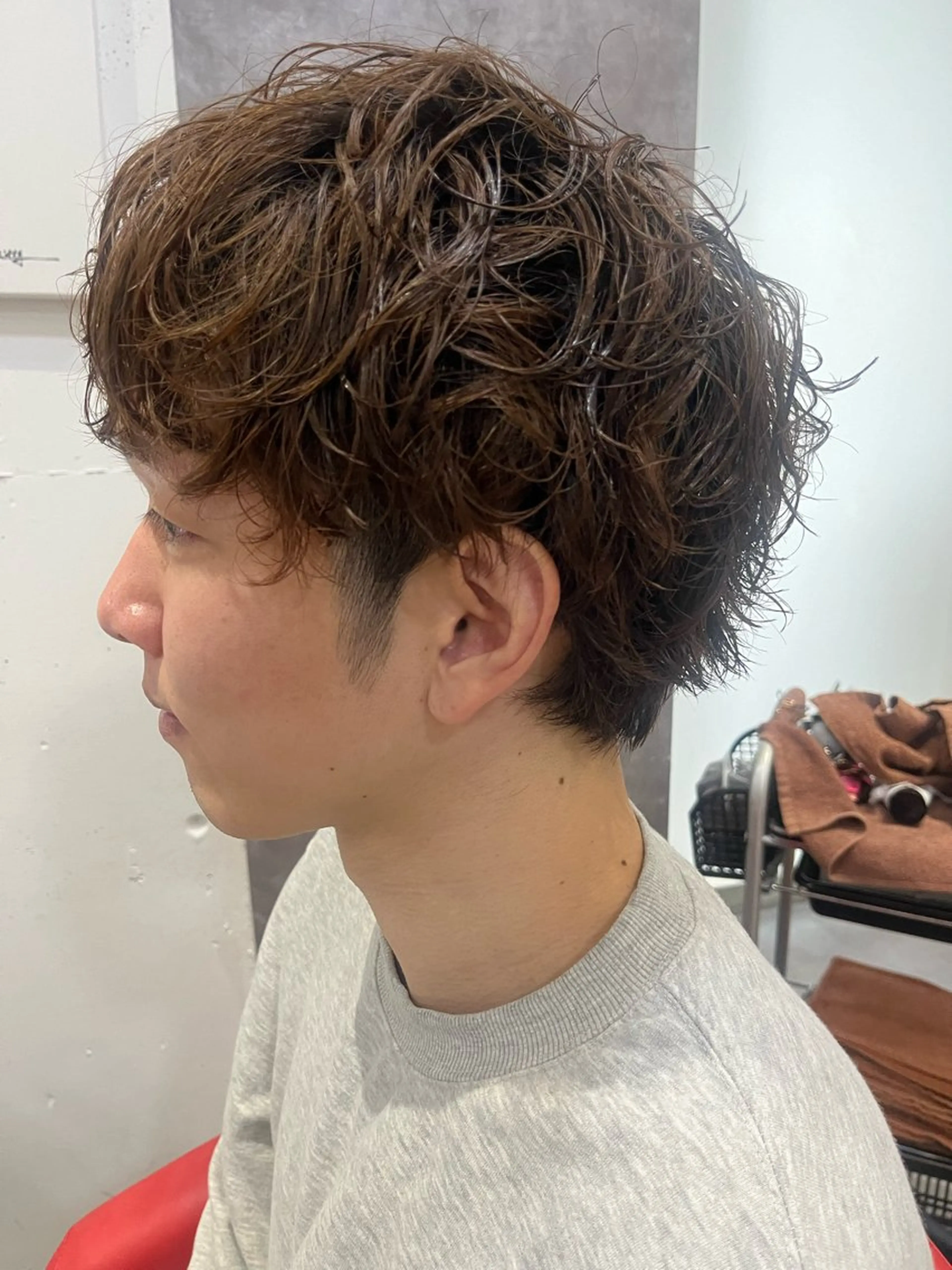 パーマ メンズ カット パーマ 駅チカ【ali'i】 アリイ花崎友美☘のヘアスタイル
