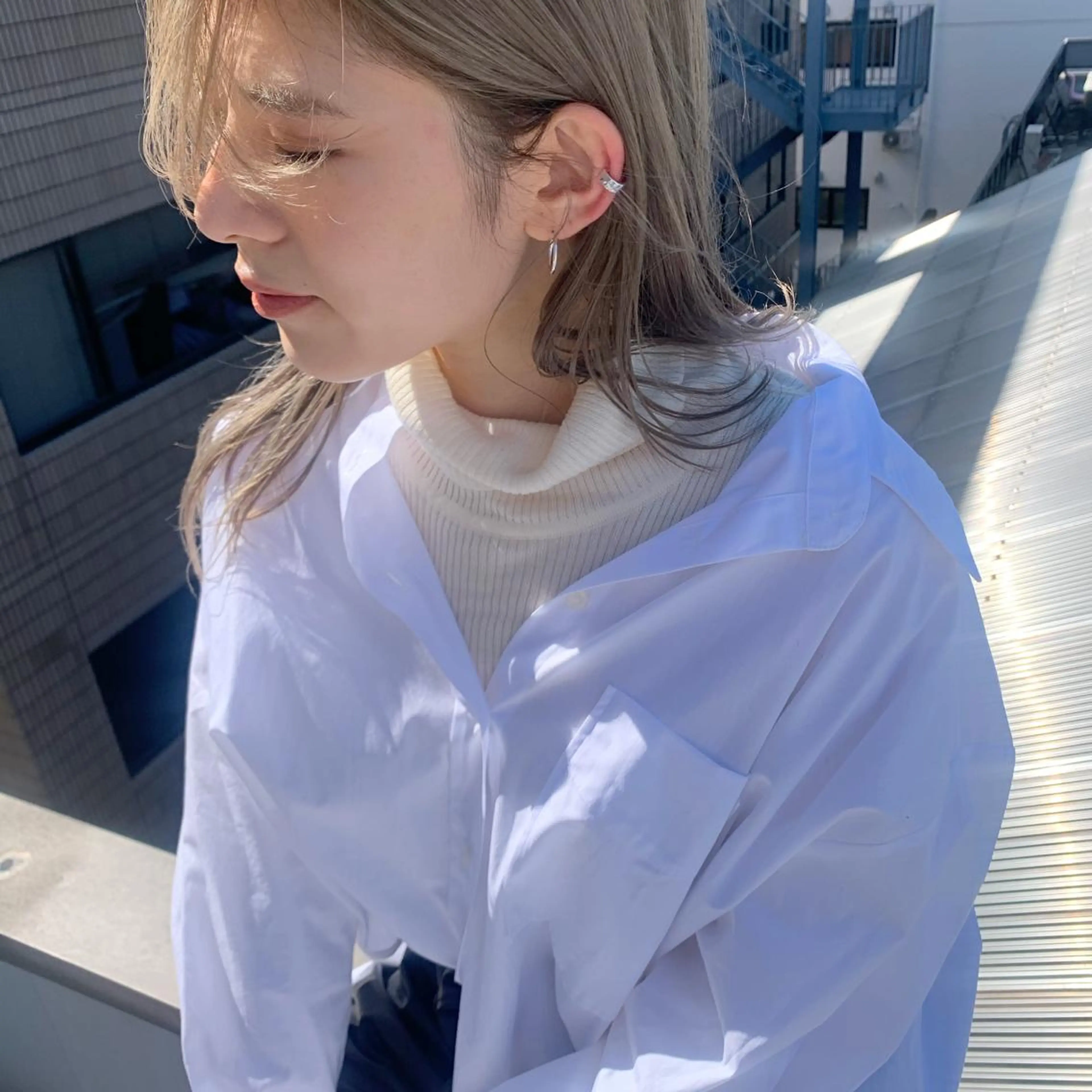 カラー MARU レイヤー/パーマのヘアスタイル