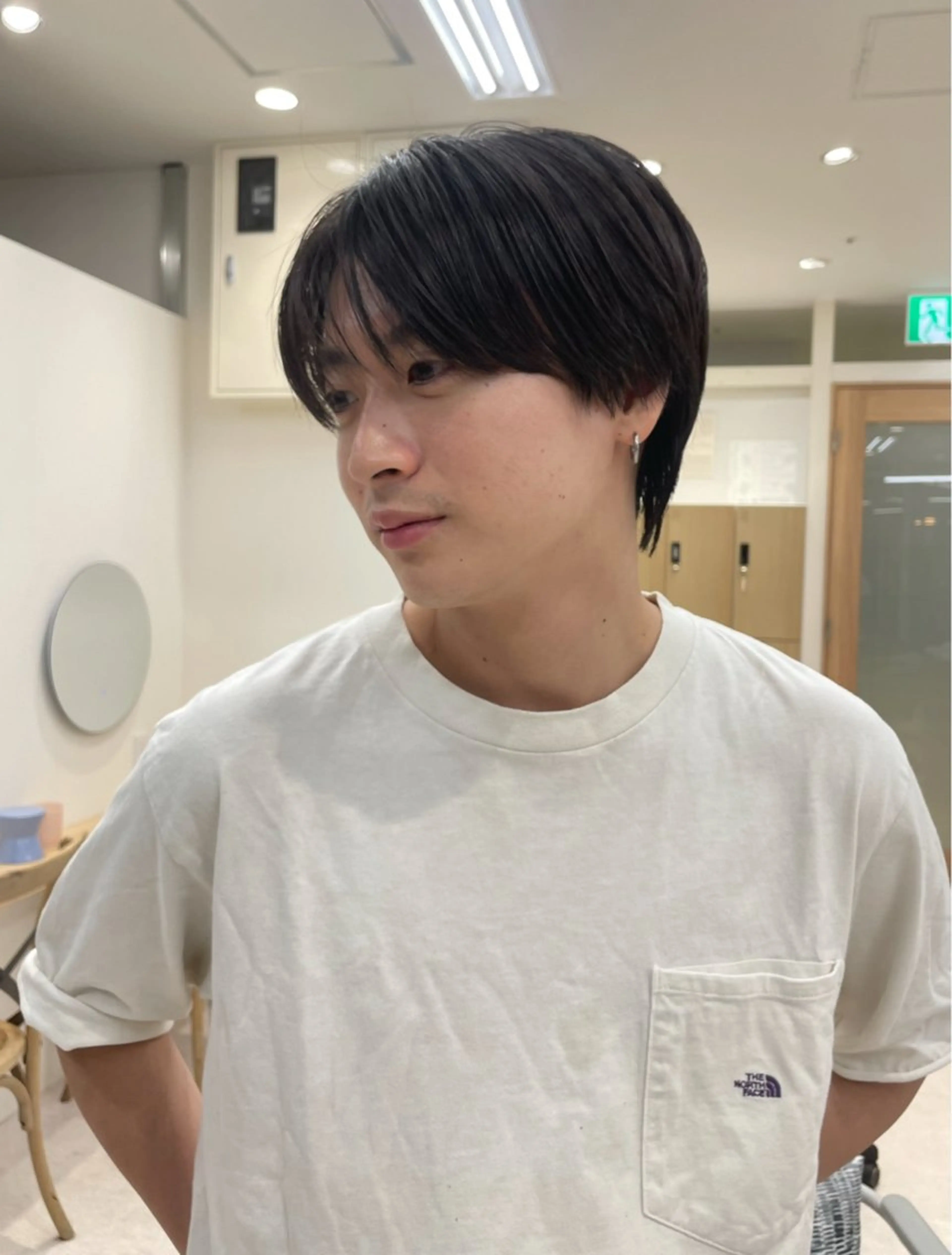 メンズ マッシュ シースルーマッシュ カット hana✂︎メンズ ニュアンスパーマのヘアスタイル