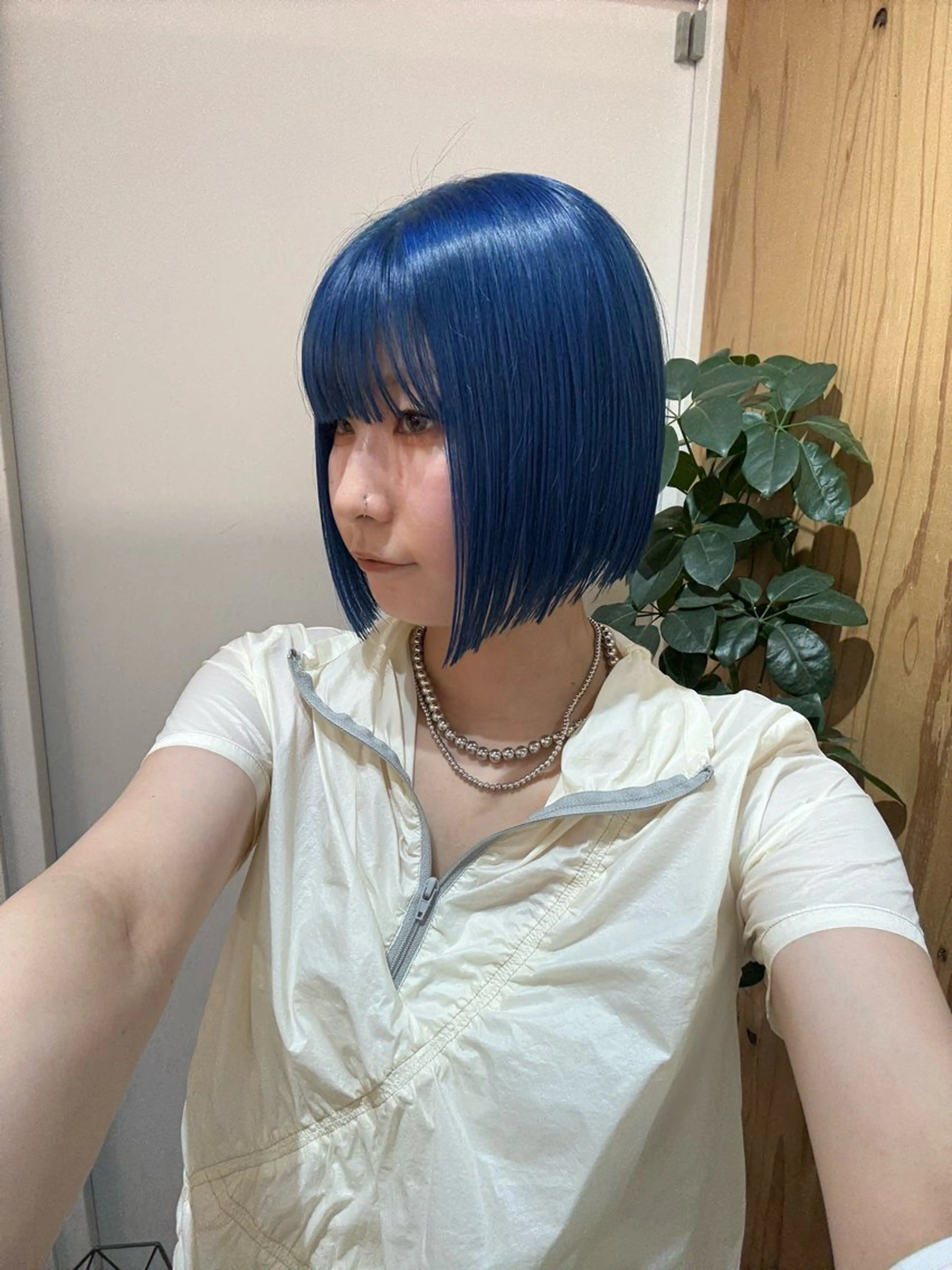 ショート カラー ブルーカラー カット ヘアカラー トリートメント sem所属・韓国風🚪似合わせ/ 髪質改善🤍ariのヘアスタイル