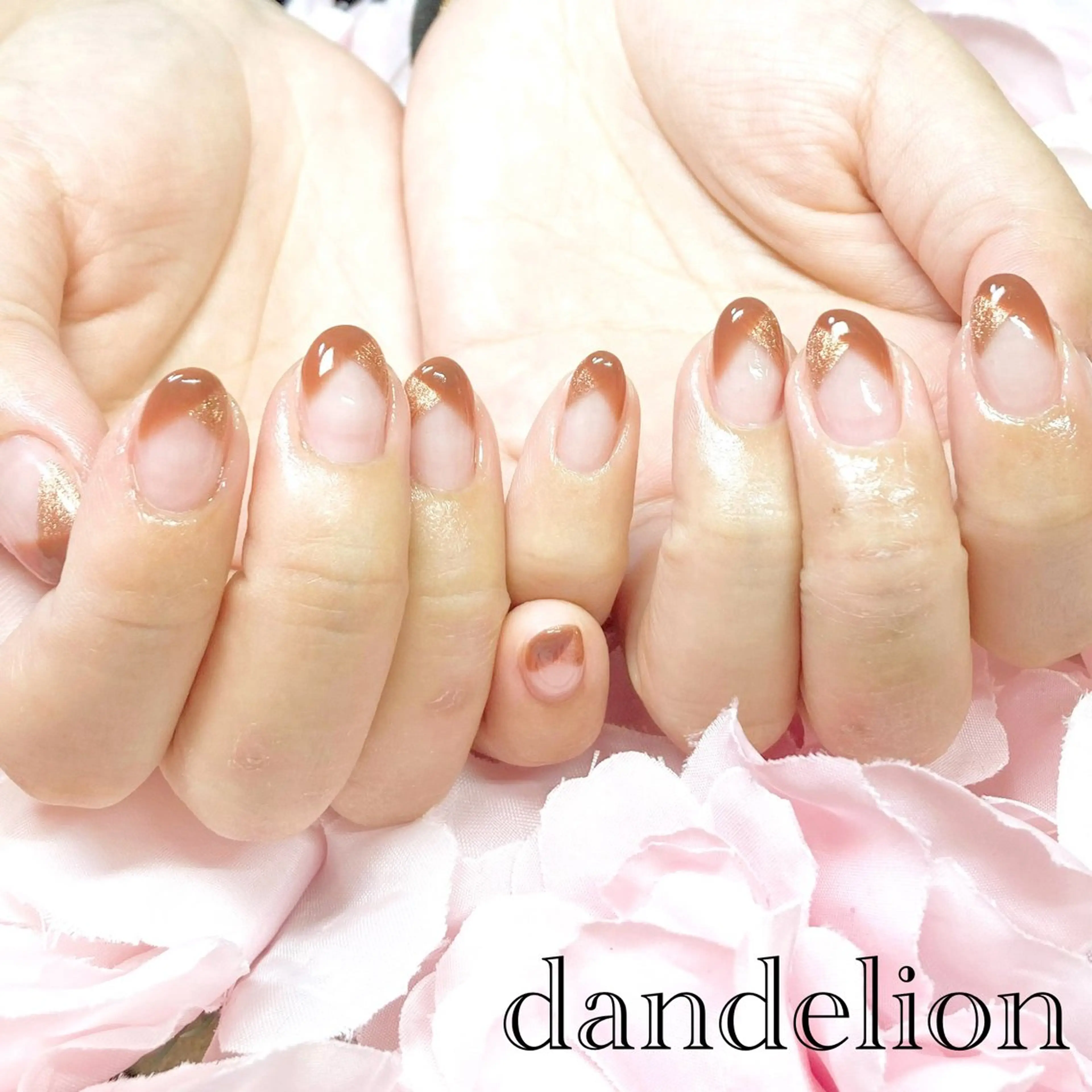 ネイル ハンドネイル ハンドケア dandelion ダンデライオンのネイルデザイン