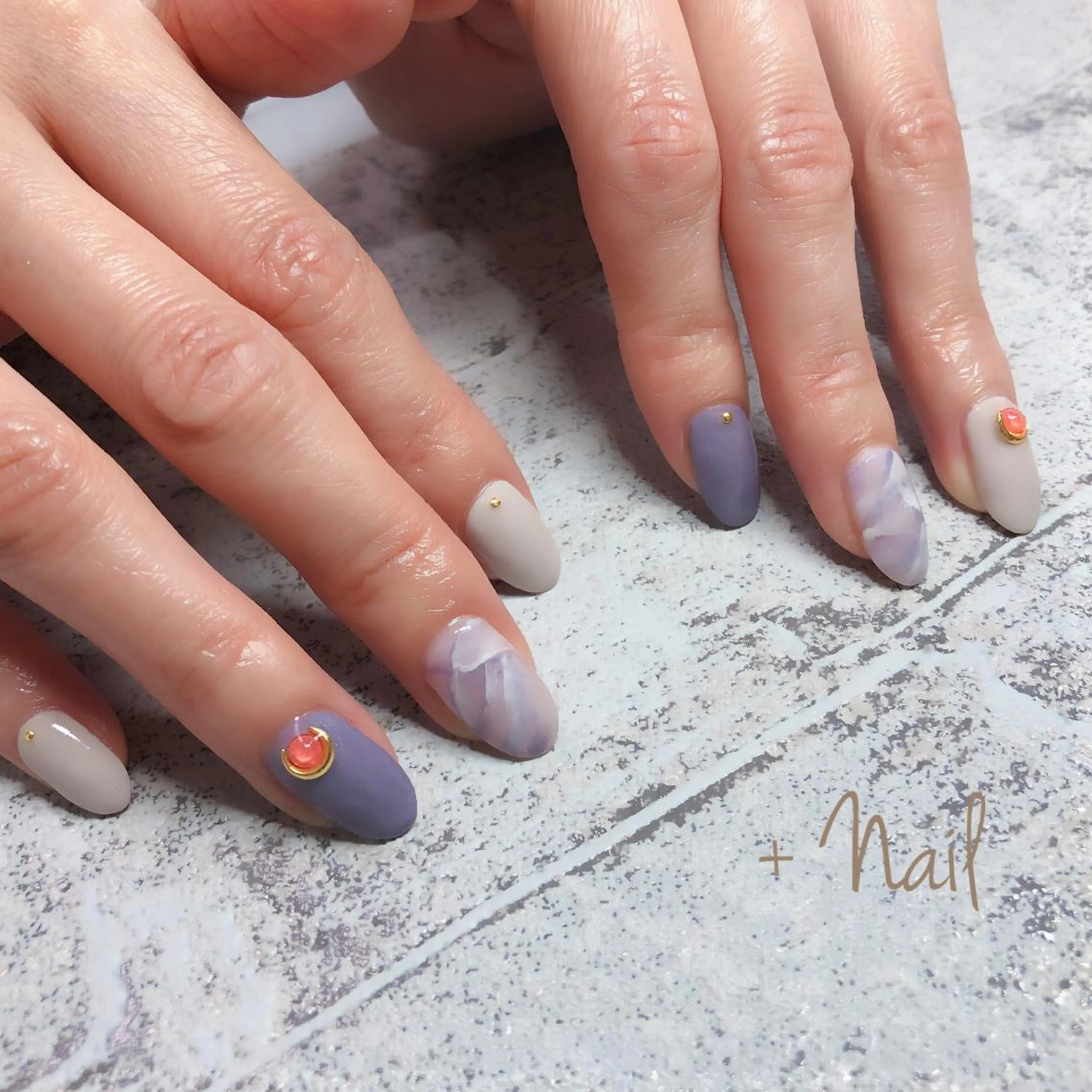 ネイル Aim* 深爪・自爪育成専門店のネイルデザイン