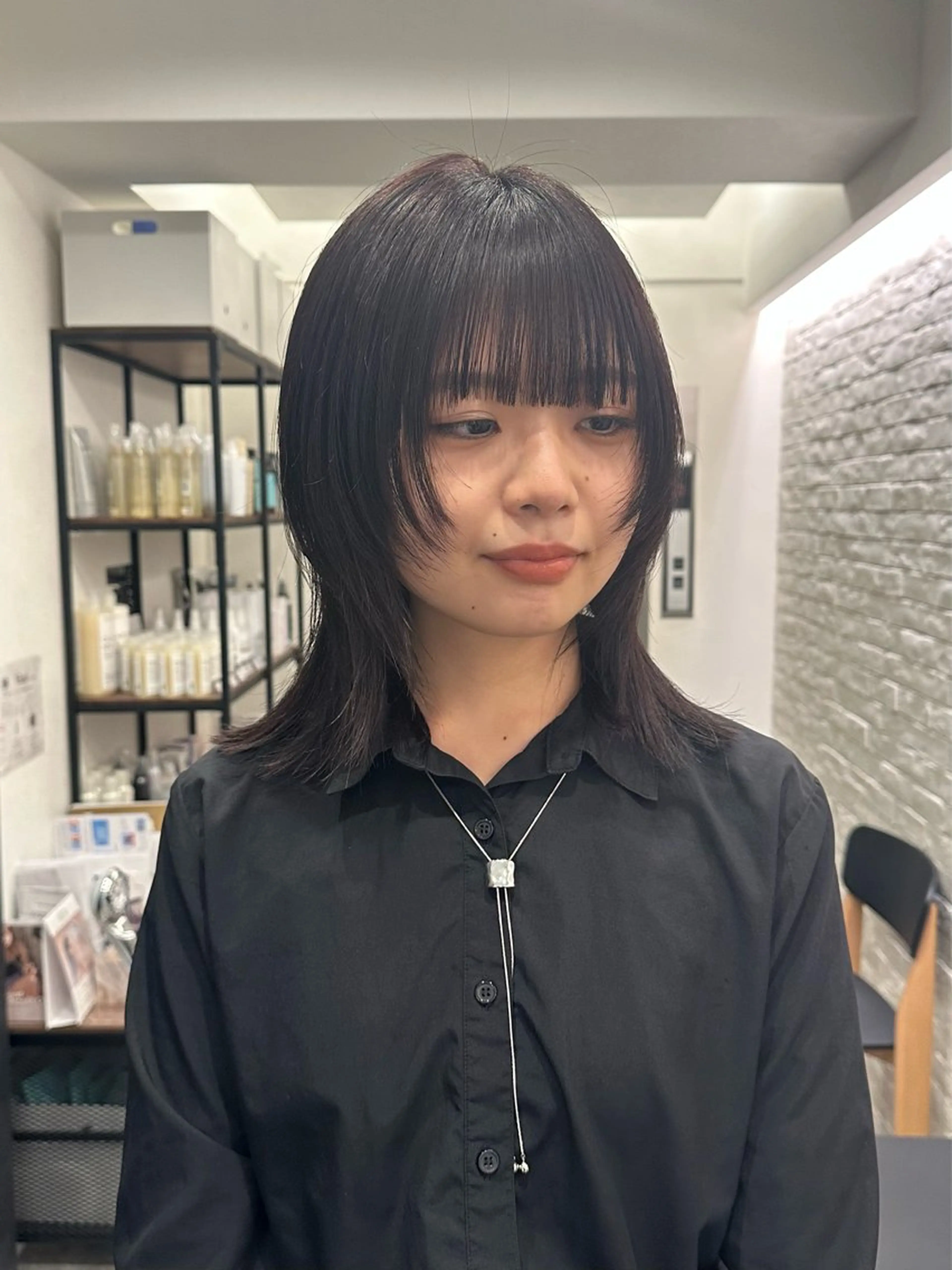 ミディアム カラー カット ヘアカラー トリートメント 銀座 / シマムラミホのヘアスタイル