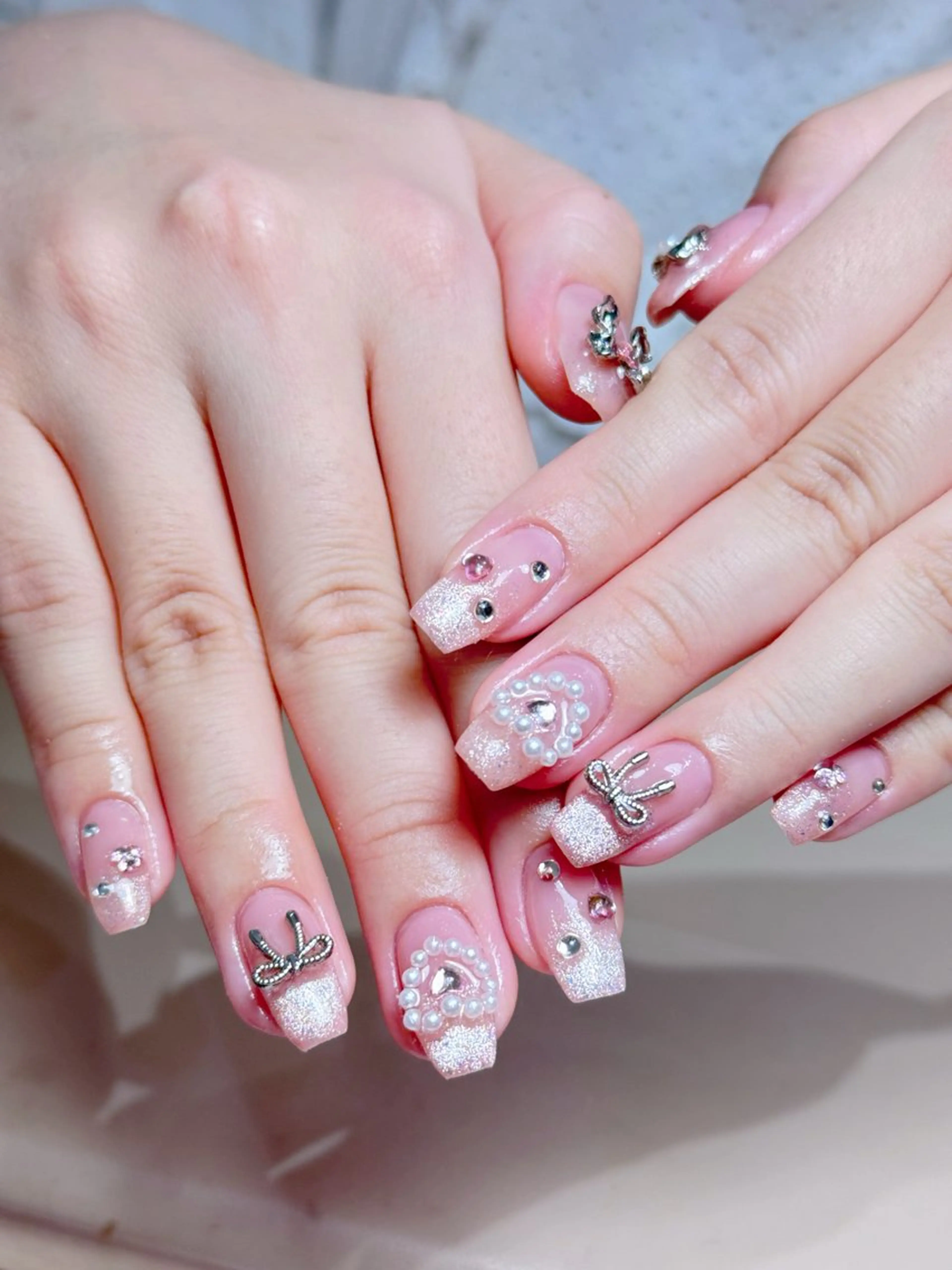 ネイル グラデーション マグネットネイル ハンドネイル St.nail momoのネイルデザイン