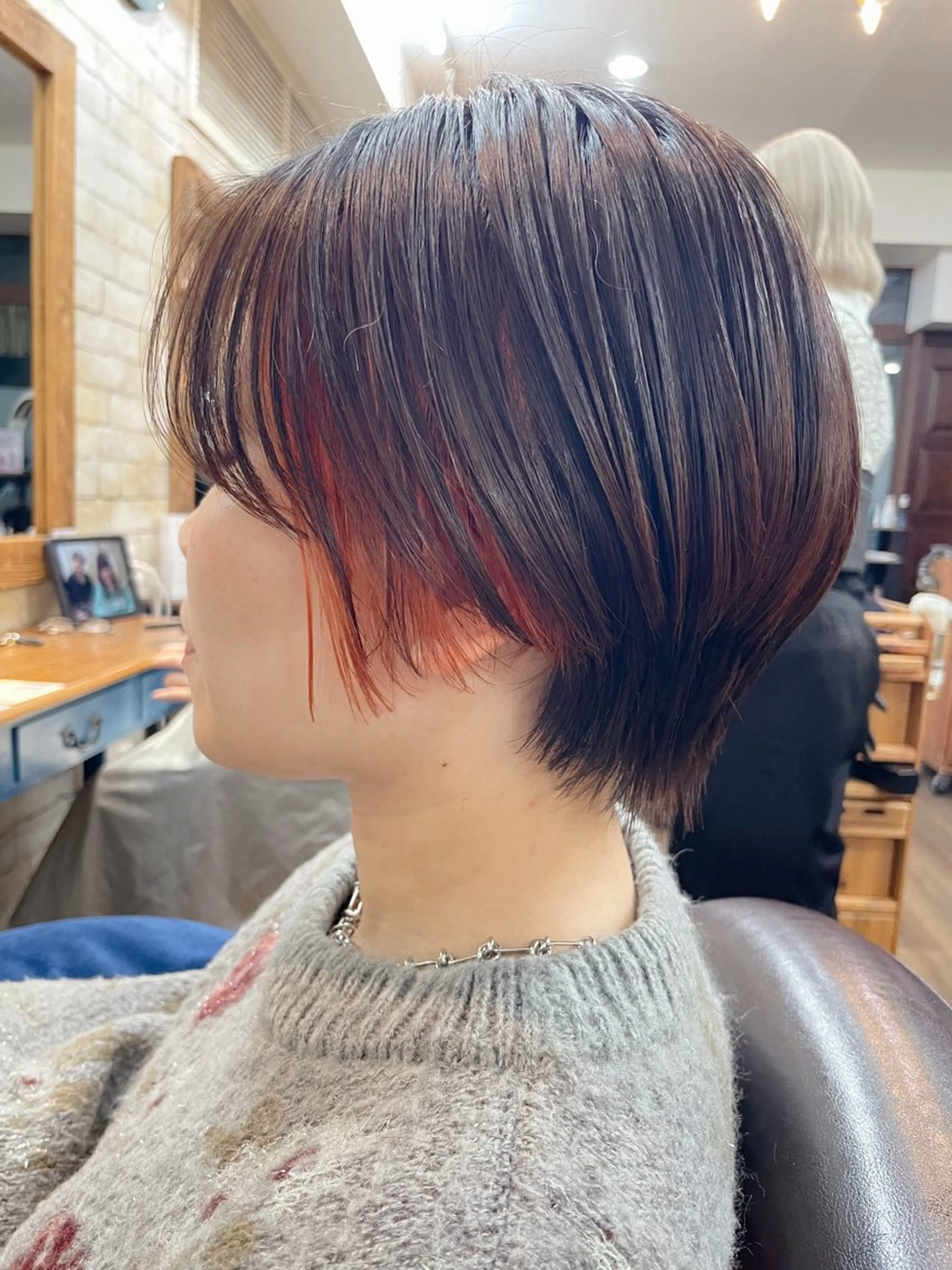 ショート カラー カット ヘアカラー 🫧Paul 平川 紗奈🫧のヘアスタイル