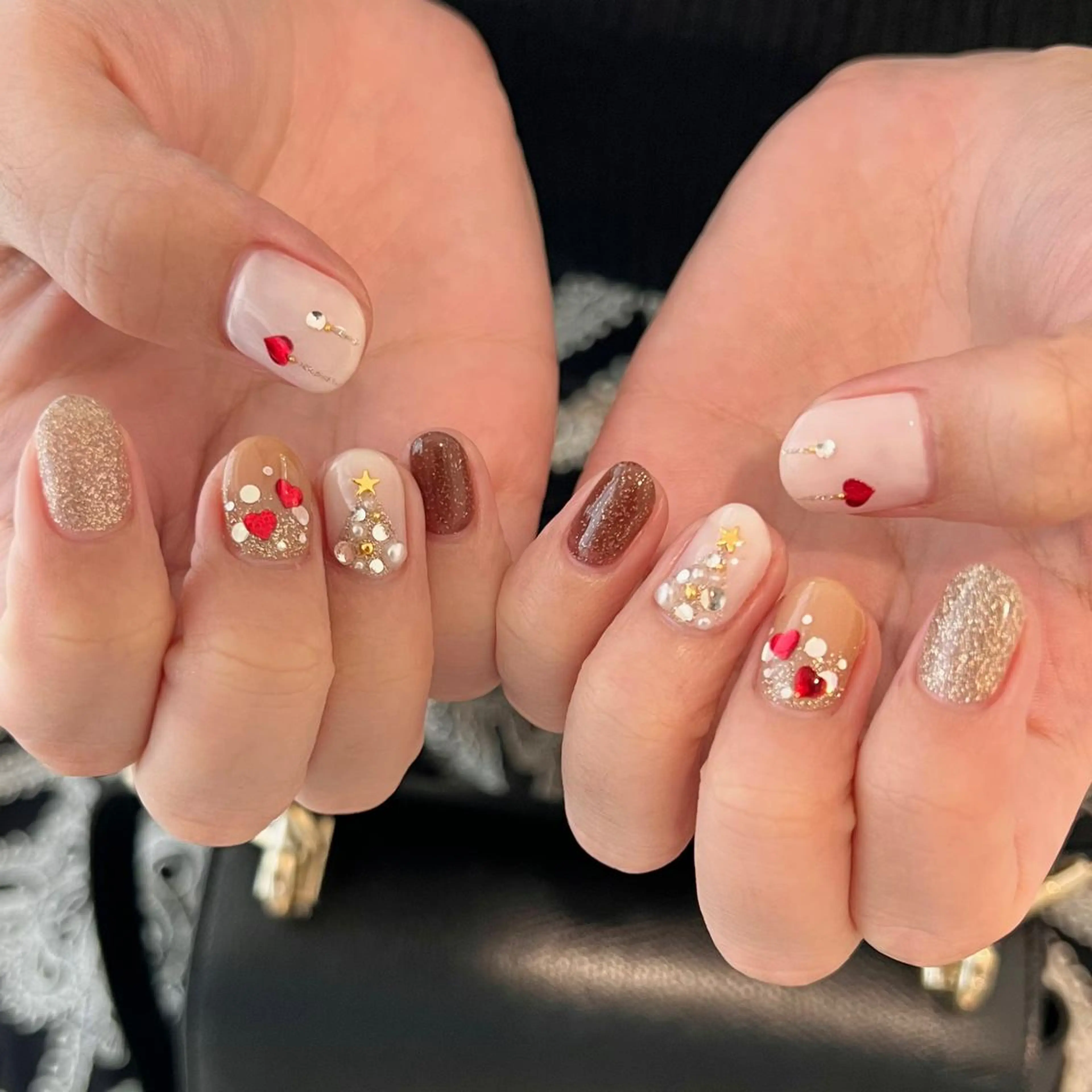 ショート ネイル マツエク・マツパ ハンドネイル REVIA_nail maiのネイルデザイン