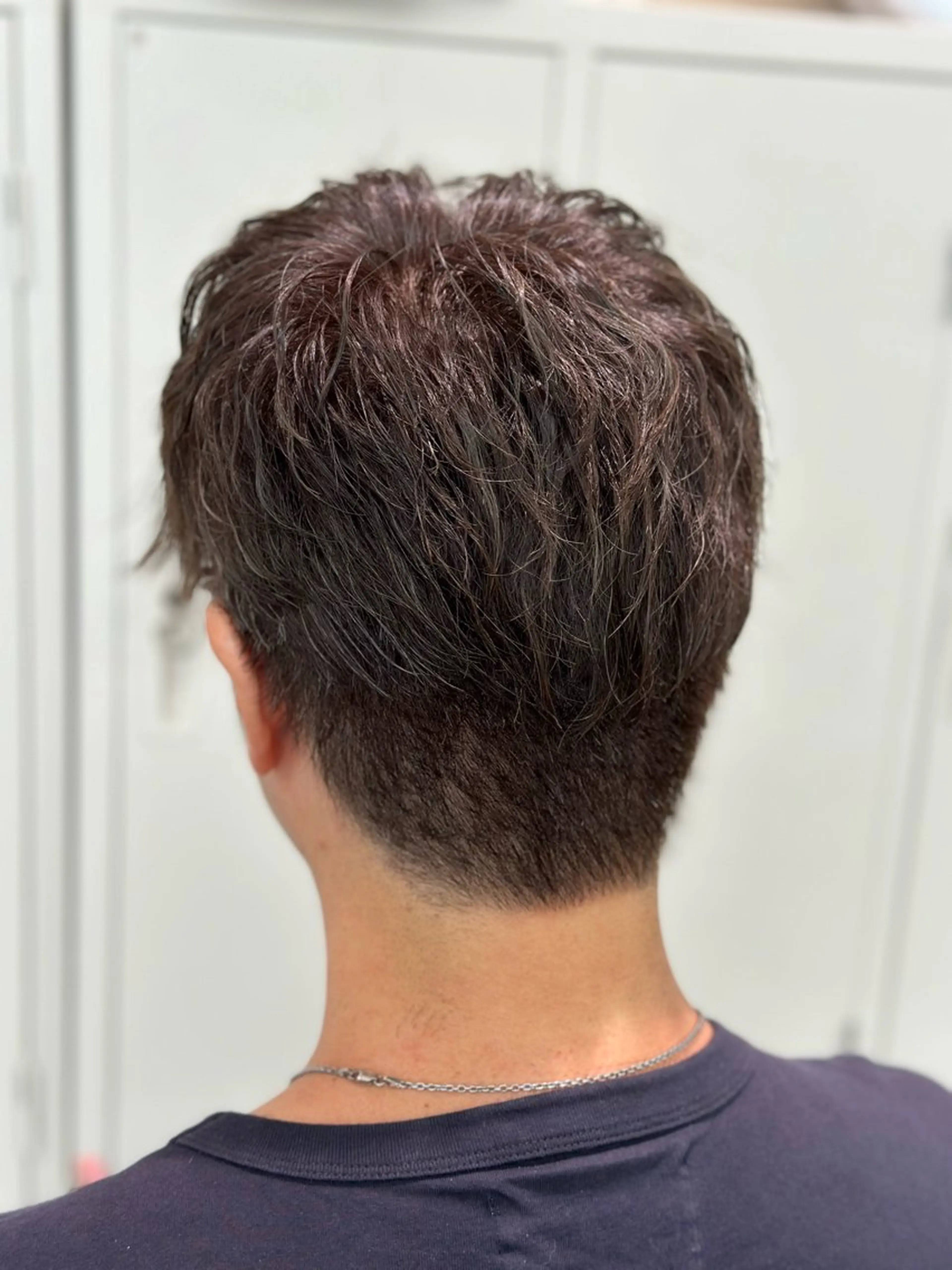 ショート カラー メンズ カット ヘアカラー ヘッドスパ 🤍透明感カラー🤍 Moeのヘアスタイル