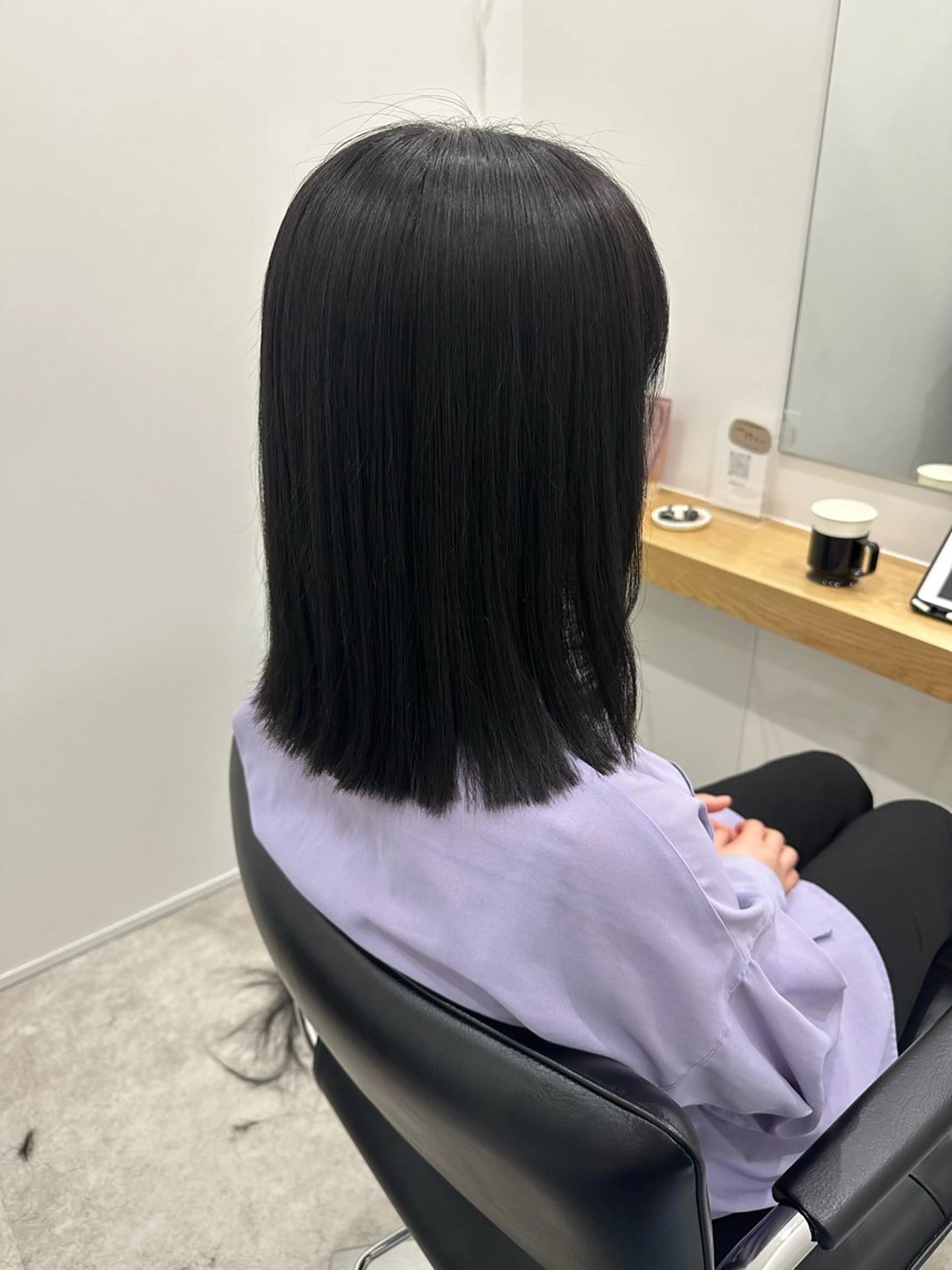 ミディアム カラー カット ヘアカラー 海外ヘア/ワンカラー 🍒nao.のヘアスタイル
