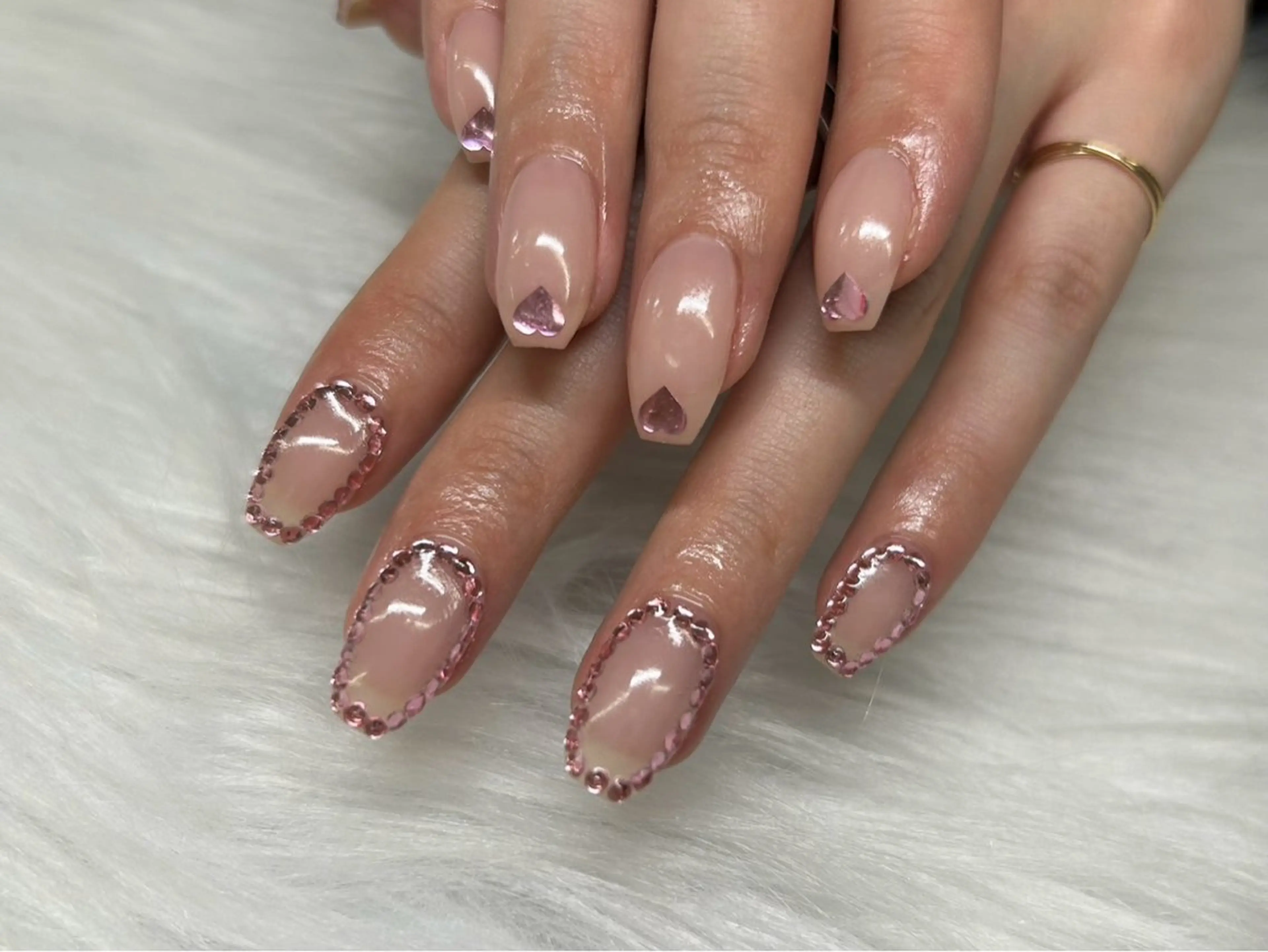 ネイル ハンドネイル PEEKABOO京橋 EYE&NAILのネイルデザイン