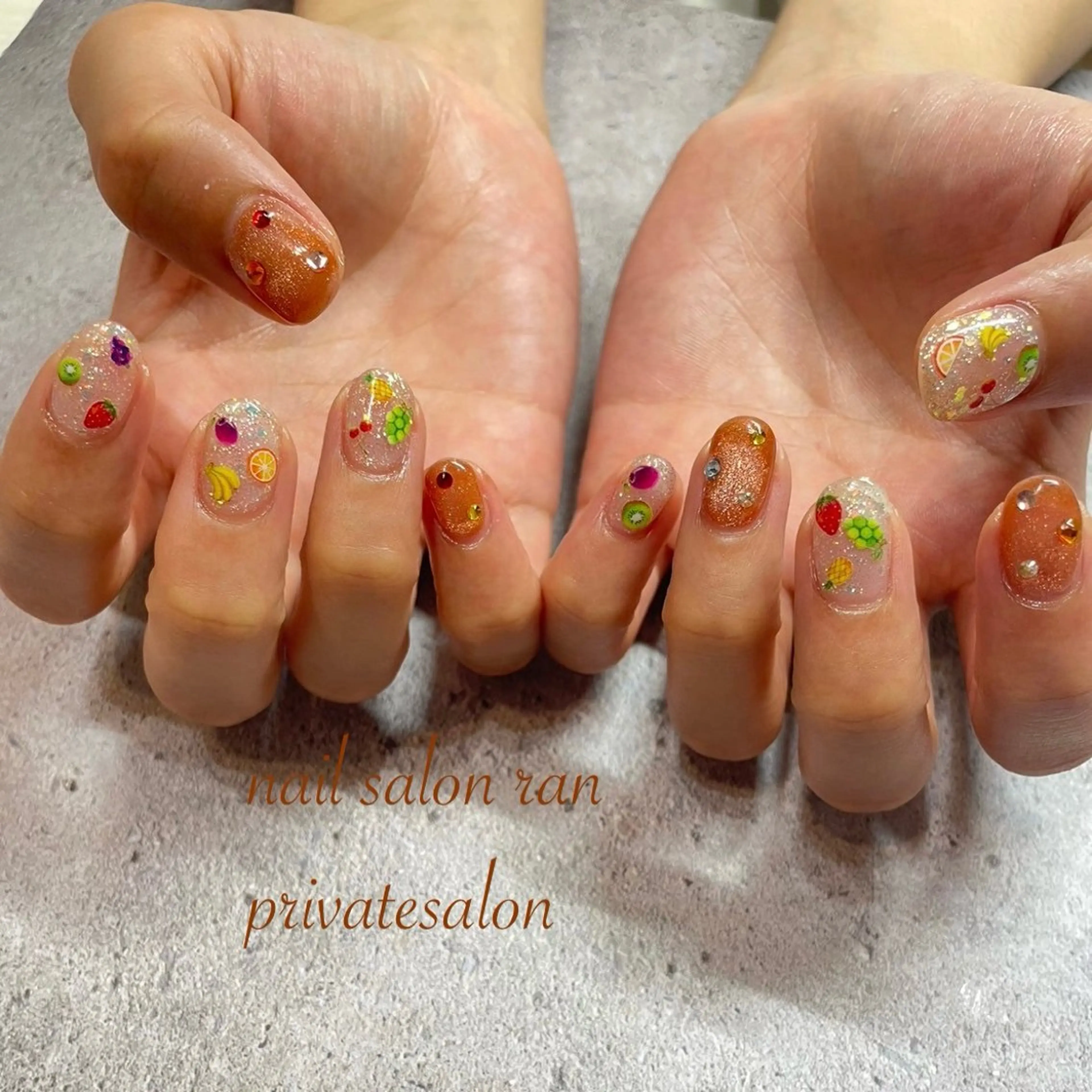 ネイル ハンドネイル ハンドケア nailsalon ranのネイルデザイン