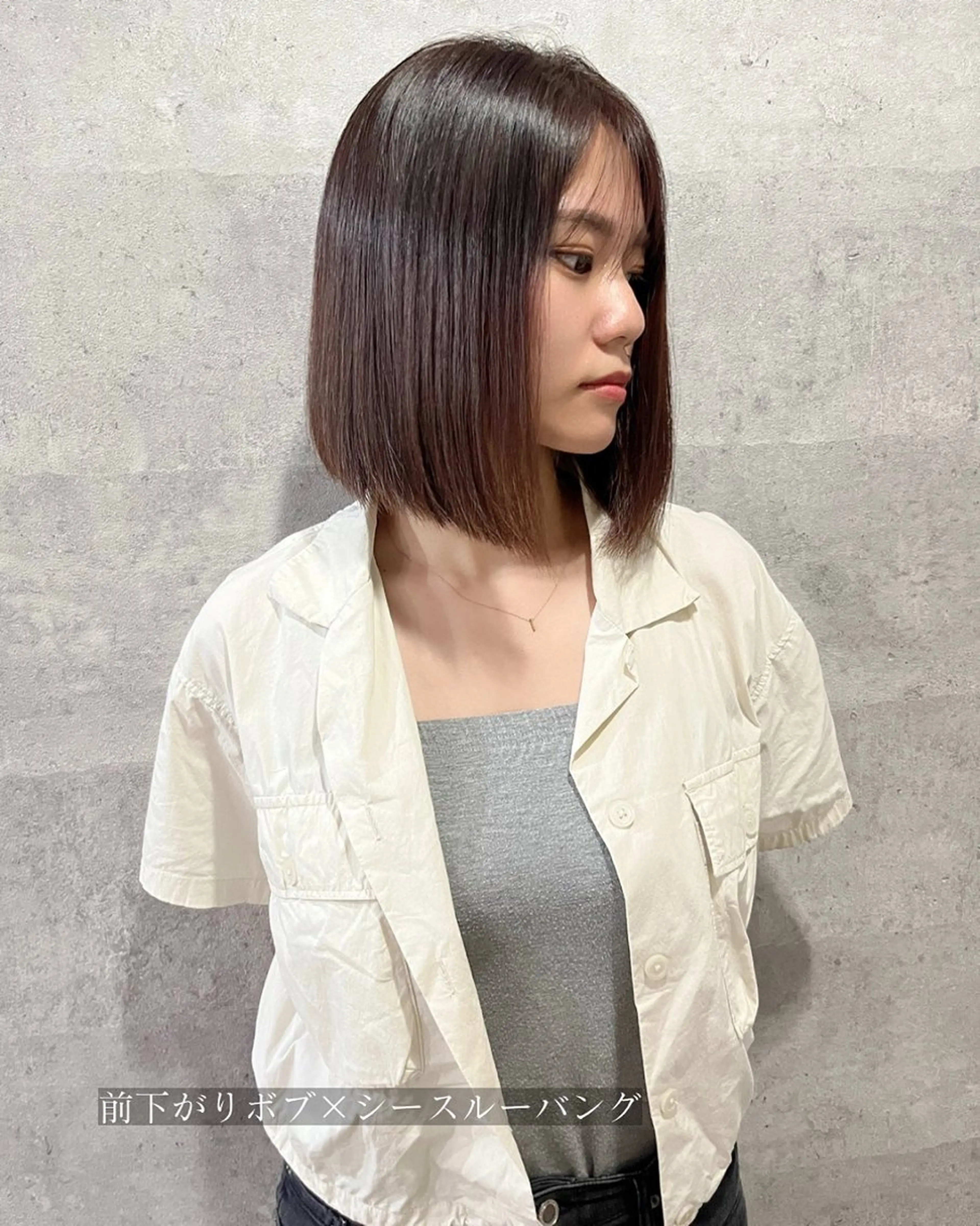 ショート カラー カット ヘアカラー 坂本 理輝のヘアスタイル