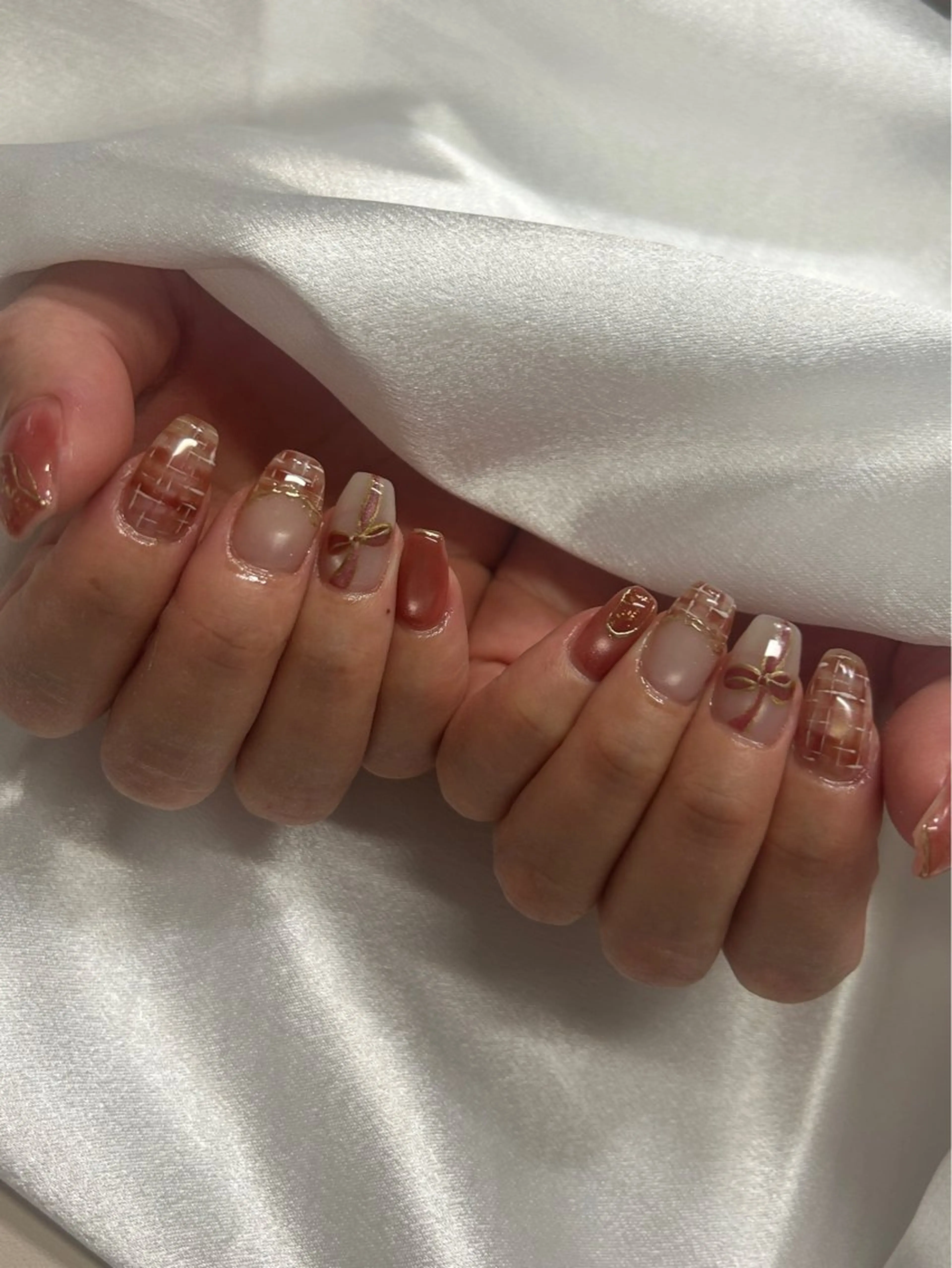 ネイル オフィスネイル シンプルネイル ハンドネイル nail salon coco no ne所属・coco no ne KANNAのネイルデザイン