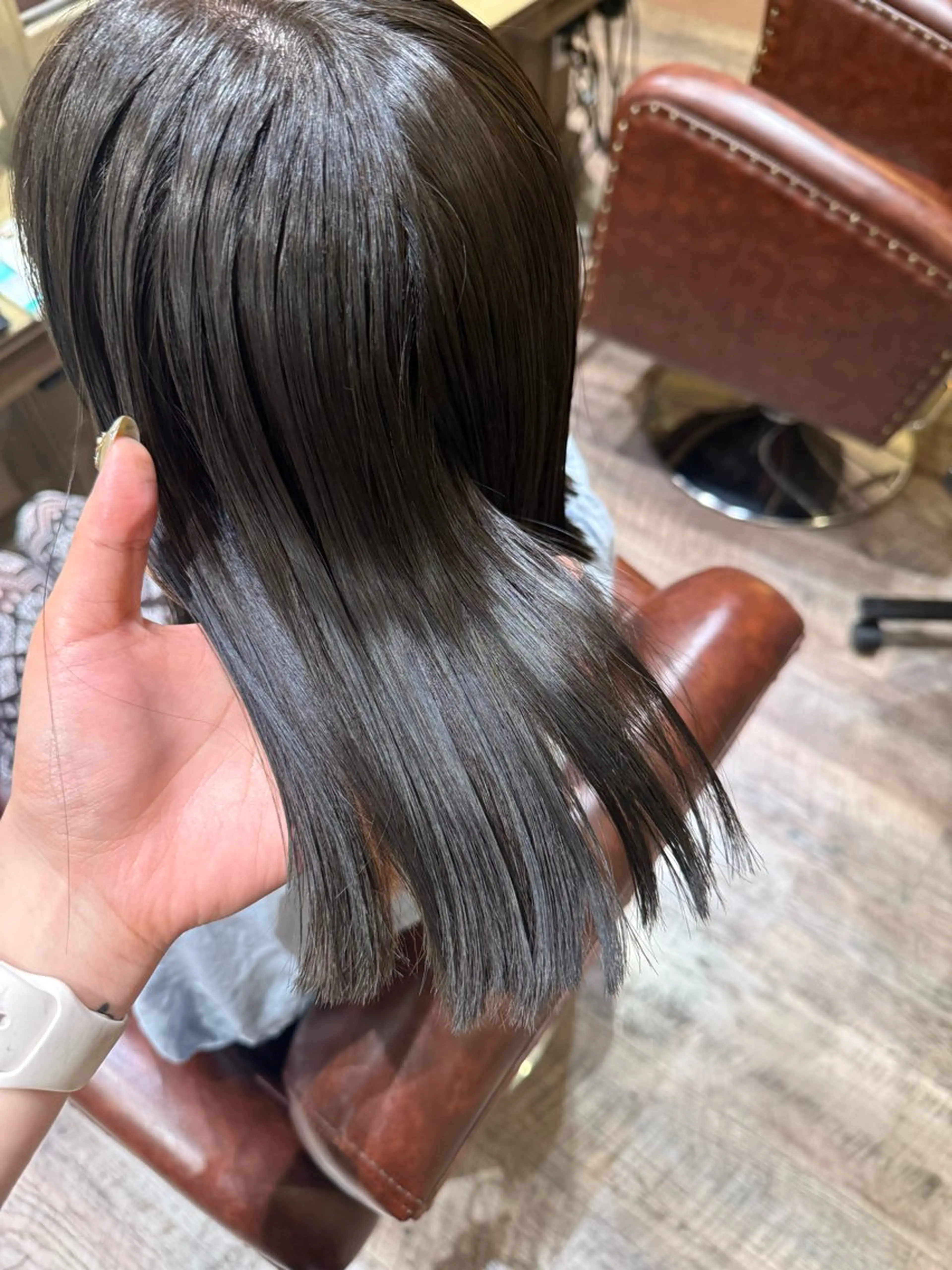 カラー ヘアカラー&マツパ 募集/ｵｷﾞﾉｱｵﾘのヘアスタイル