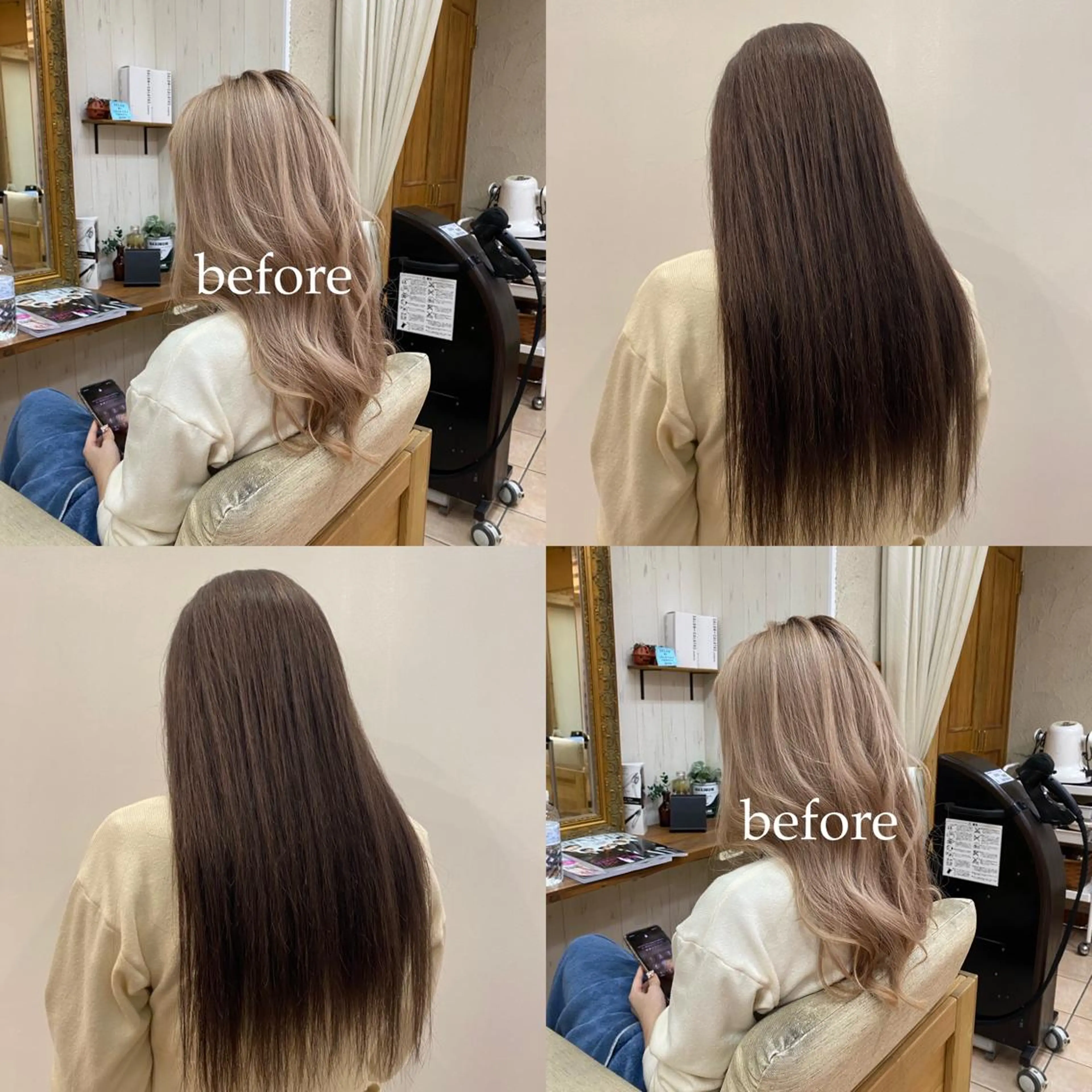 ロング カラー ラベンダーカラー 🌈原宿🥣ケアブリ ーチ🥣平城秀馬🌈のヘアスタイル