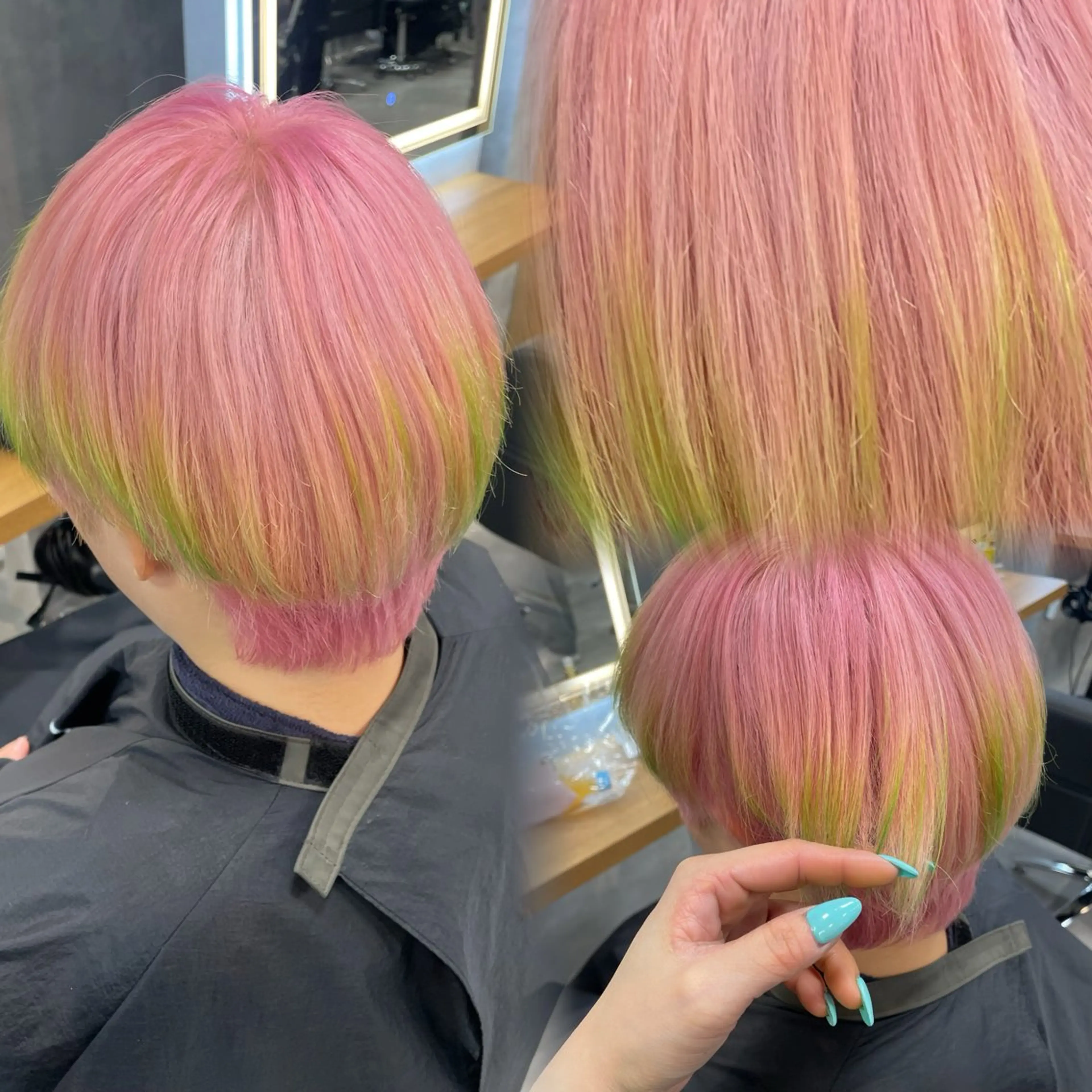 ショート カラー ヘアアレンジ ヘアカラー トリートメント 透明感カラー/推しカ ラー☁️JURAのヘアスタイル