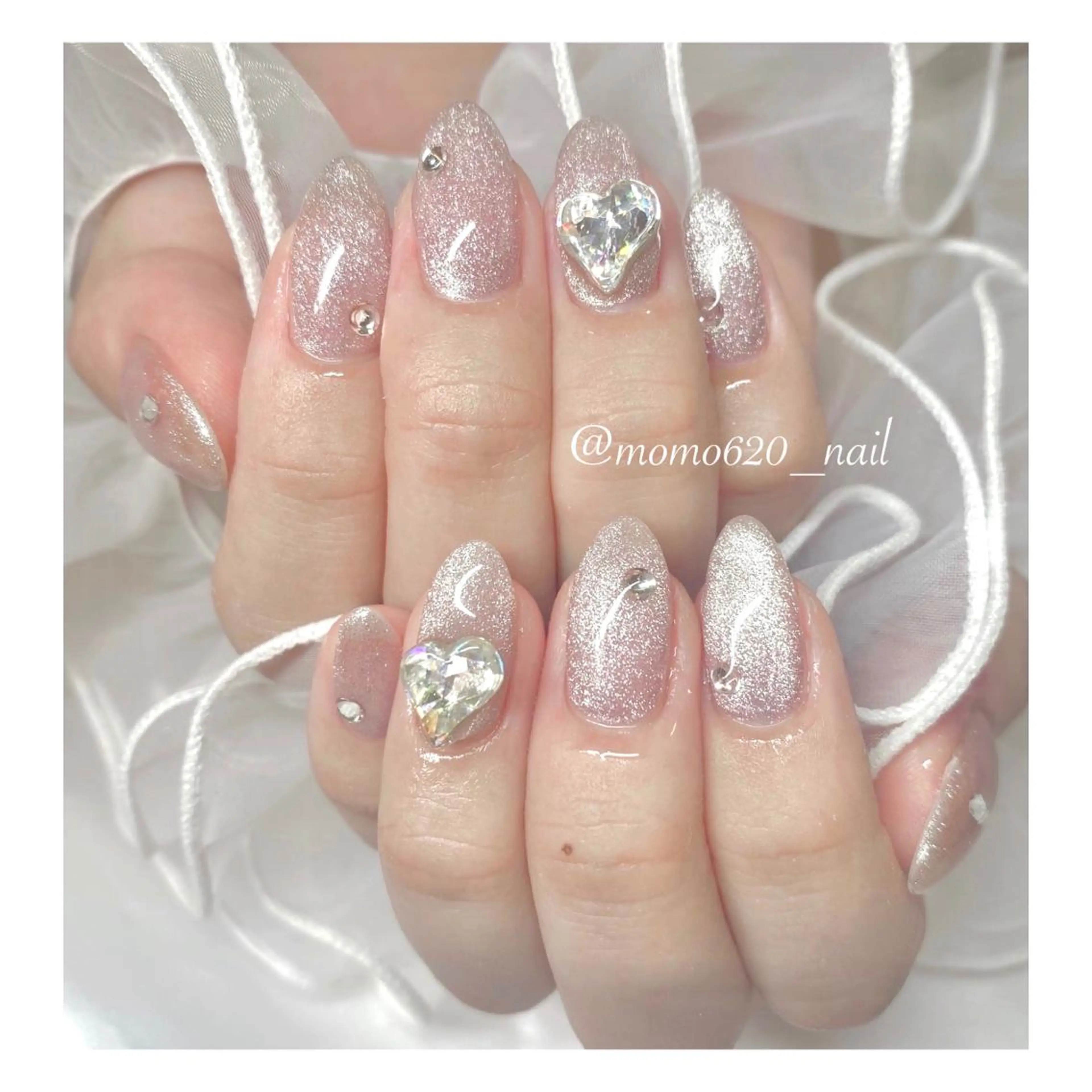 ネイル マグネットネイル nailsalon moca 堀江店所属・moca堀江店 momokaのネイルデザイン