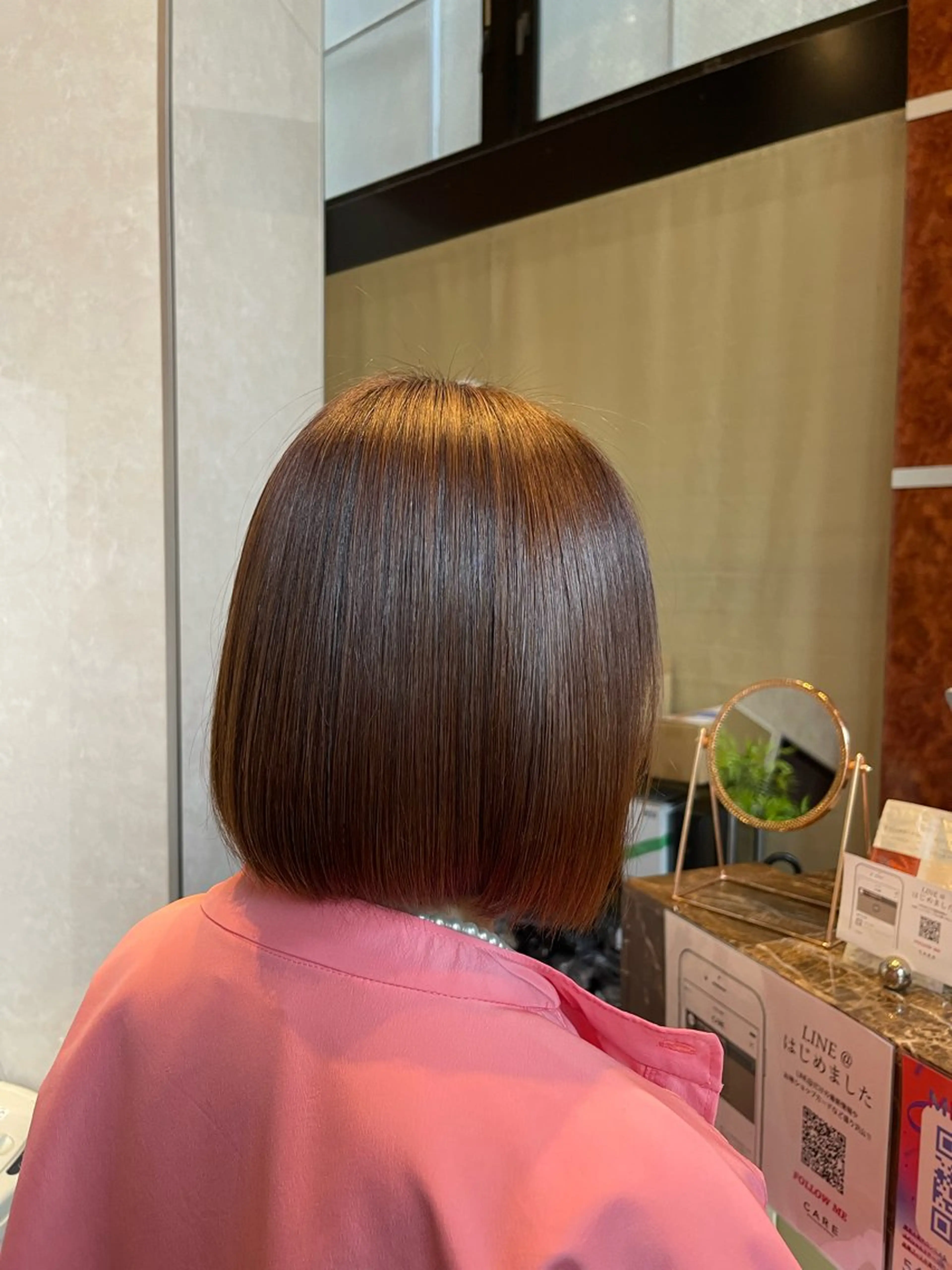 ショート 伸ばしかけ 縮毛矯正 CARE SHINSAIBASHI所属・はやと 【心斎橋美髪職人】のヘアスタイル