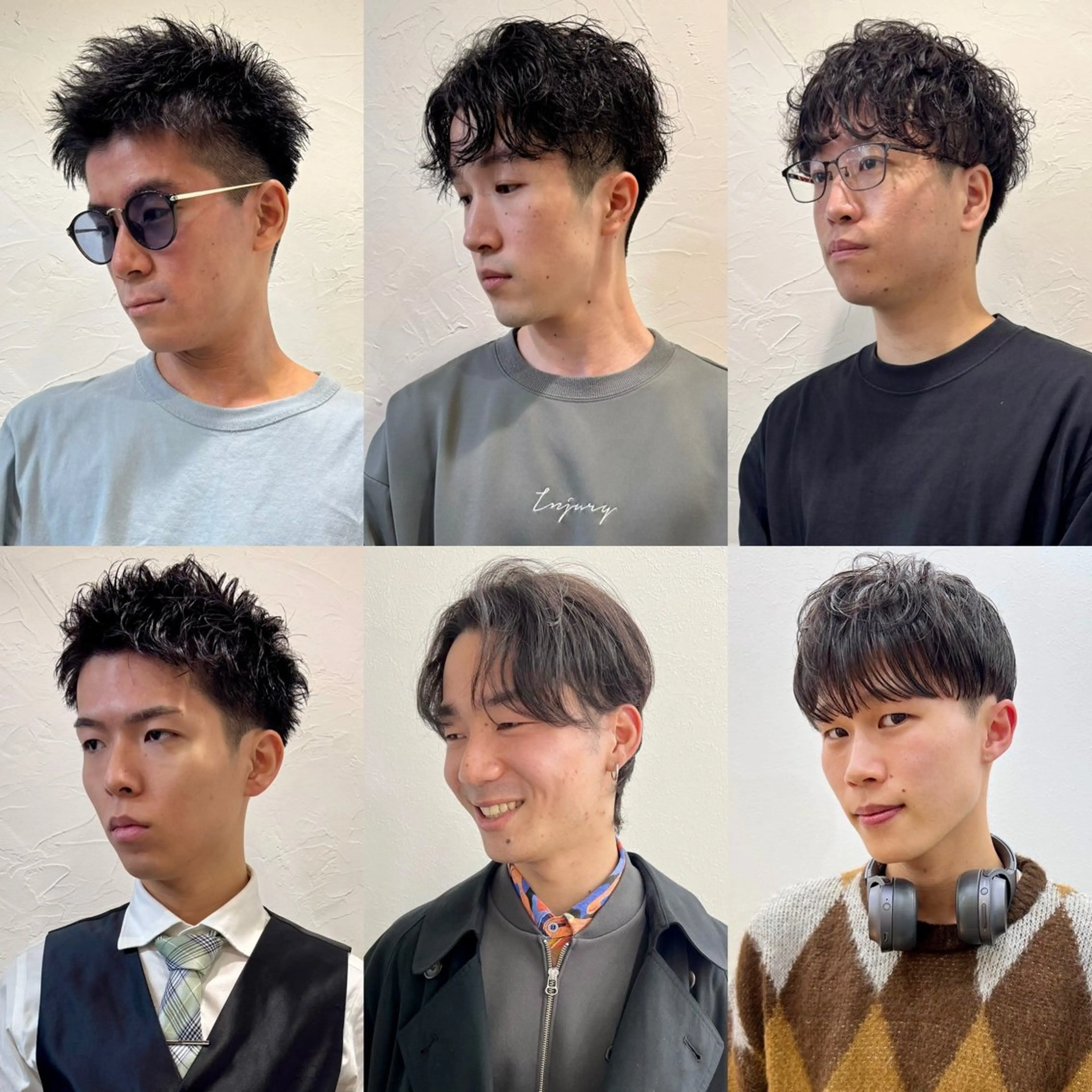 ショート パーマ メンズ カット パーマ ヘアセット 【池袋/スパイキー ショート】ⓝⓘⓜⓤのヘアスタイル