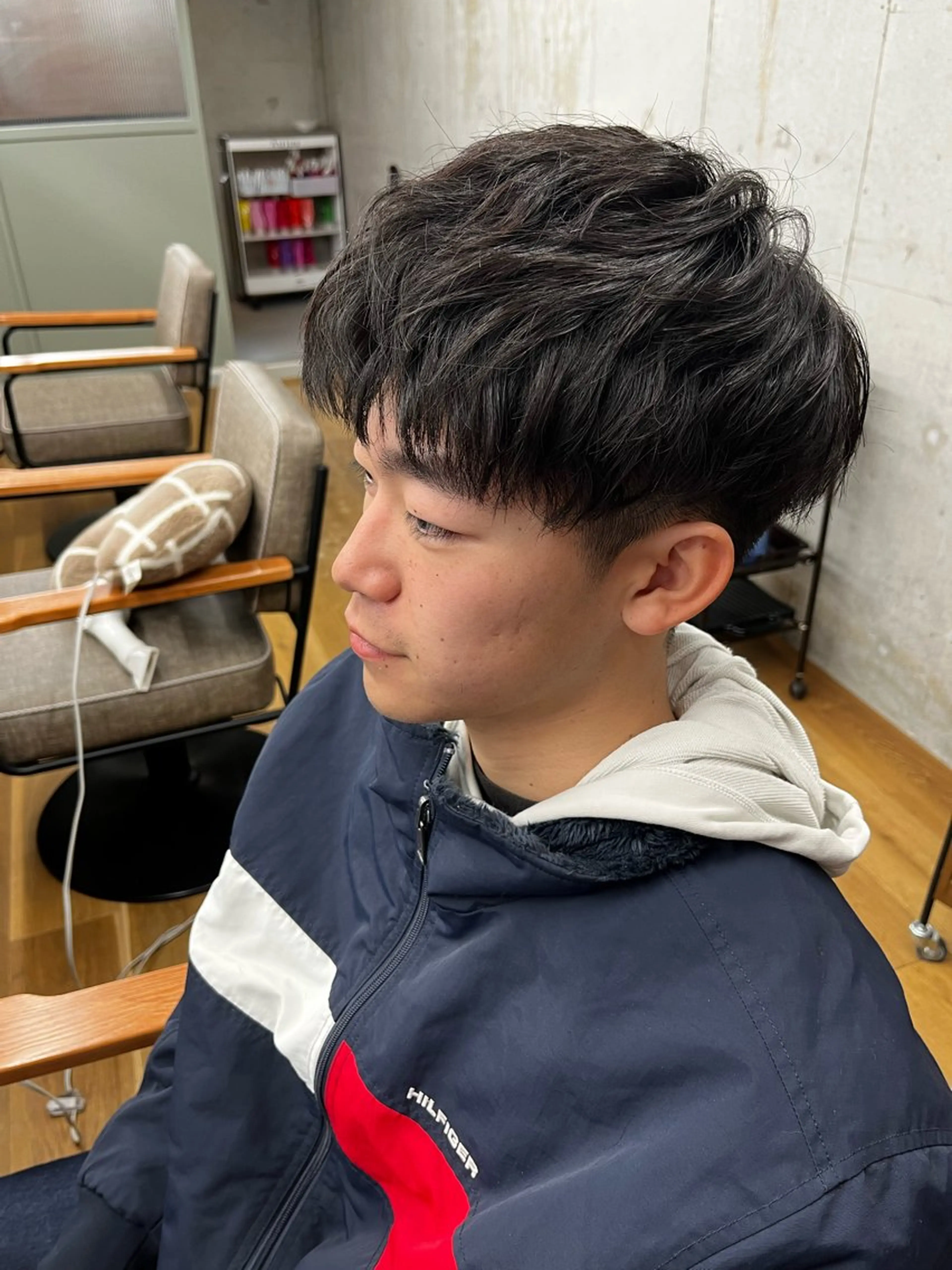メンズ メンズパーマ メンズツイストパーマ ツイストパーマ カット パーマ ROSSO Hair＆SPA  香椎宮前店所属・SHIINA 香椎宮前店のヘアスタイル
