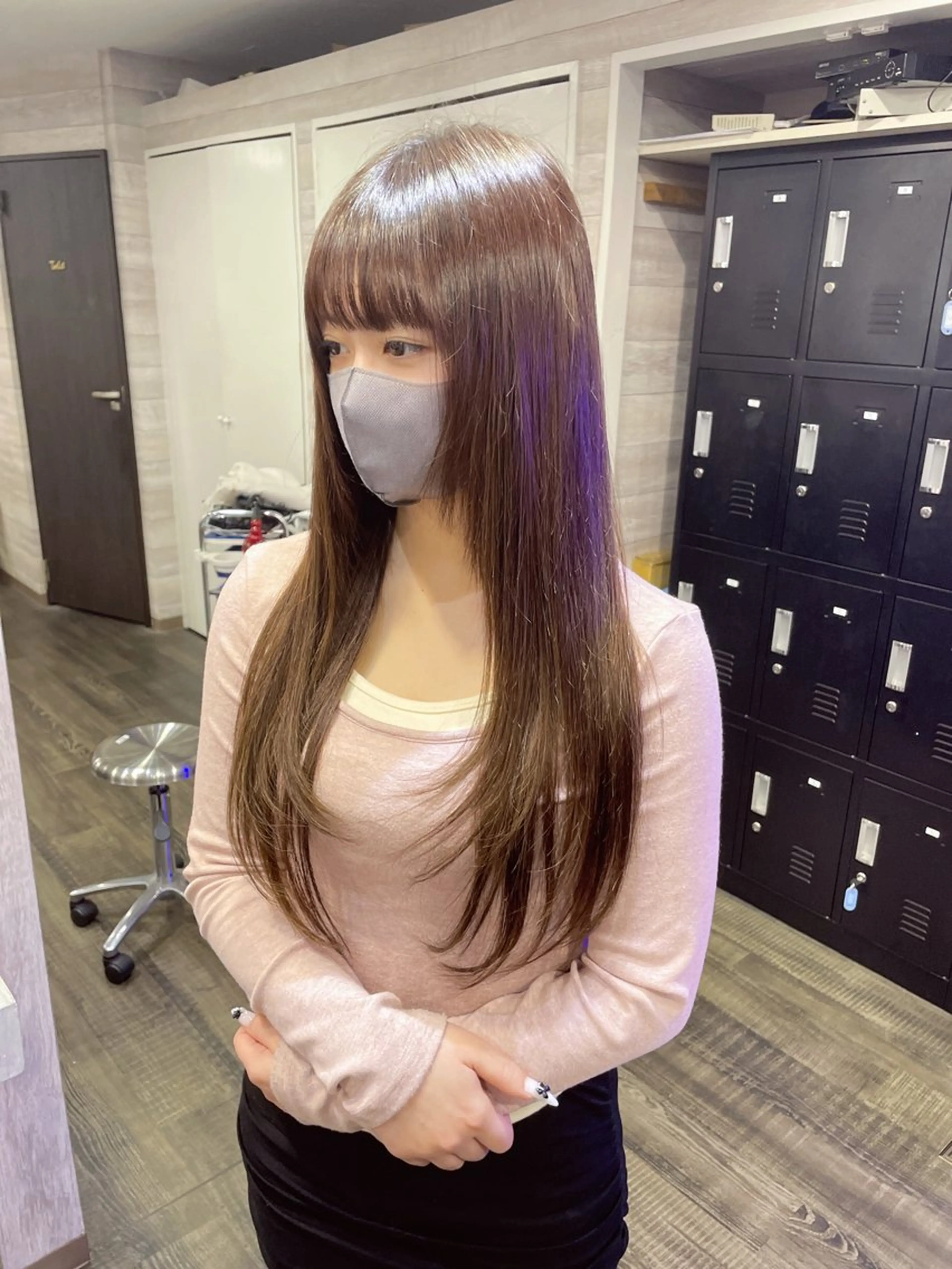 ロング エクステ ヘアカラー エクステ LOCO Ko-kiのヘアスタイル