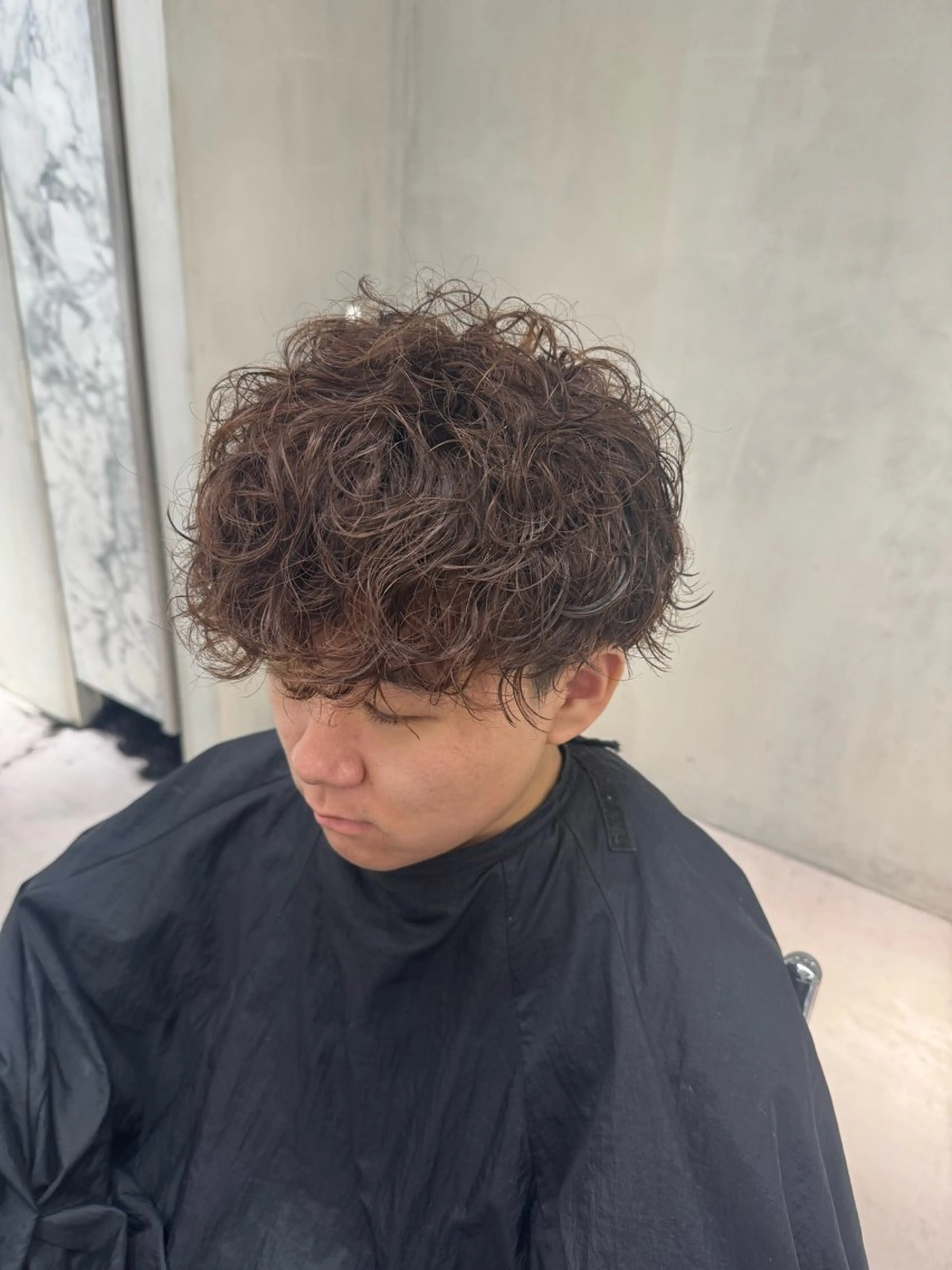 パーマ メンズ メンズパーマ メンズサロンU所属・ブリーチ/パーマ特化 片平和寿のヘアスタイル